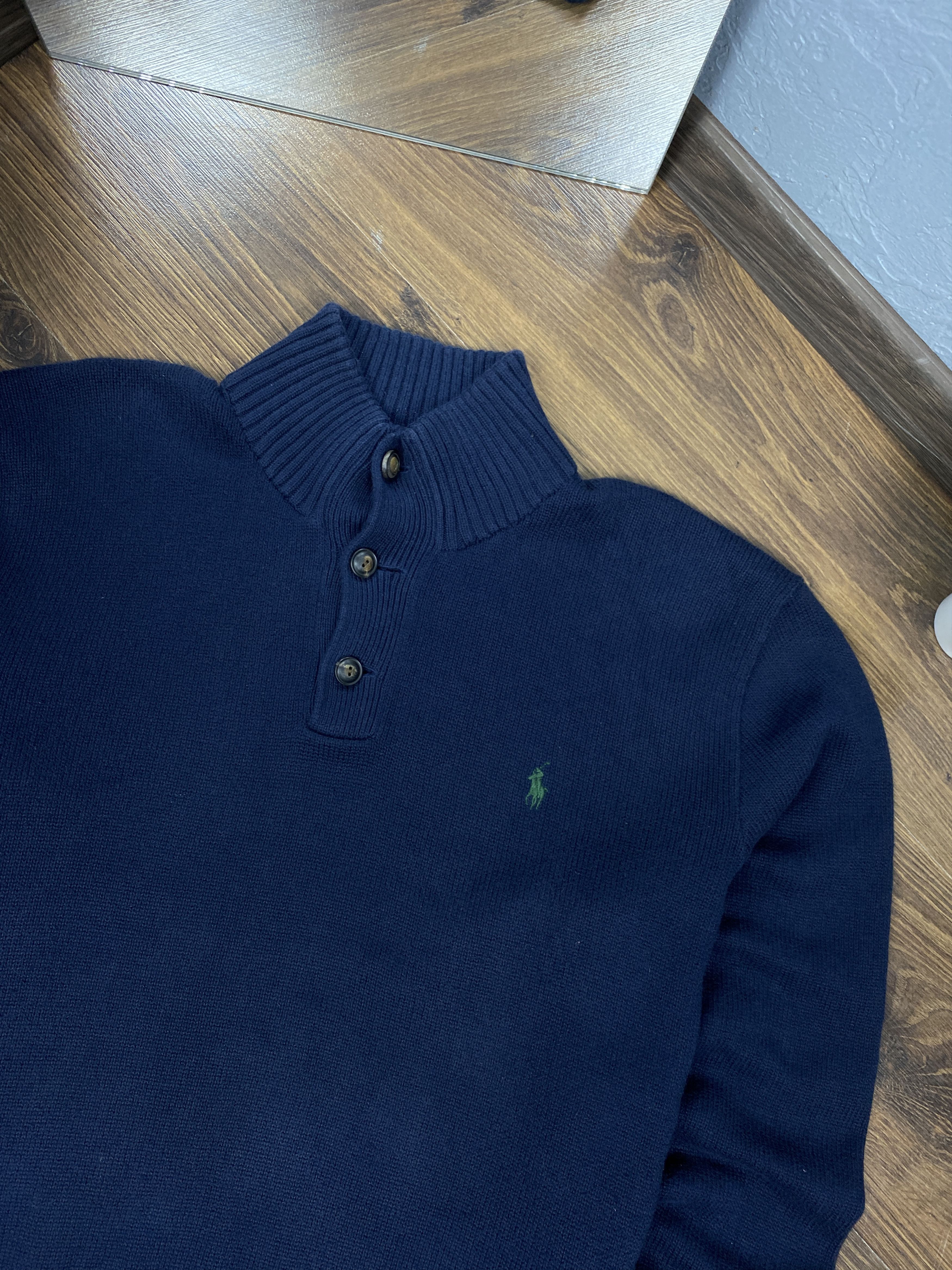 Polo Ralph Lauren Polo Ralph Lauren vintage quarter zip knit sweater y2k Size US XXL / EU 58 / 5 - 2 Thumbnail