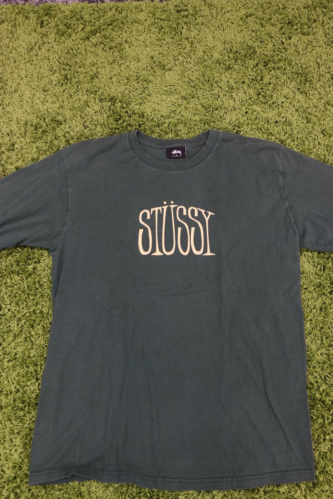 Stussy Vintage Stussy Green Long Sleeve T-Shirt Size US M / EU 48-50 / 2 - 2 Thumbnail