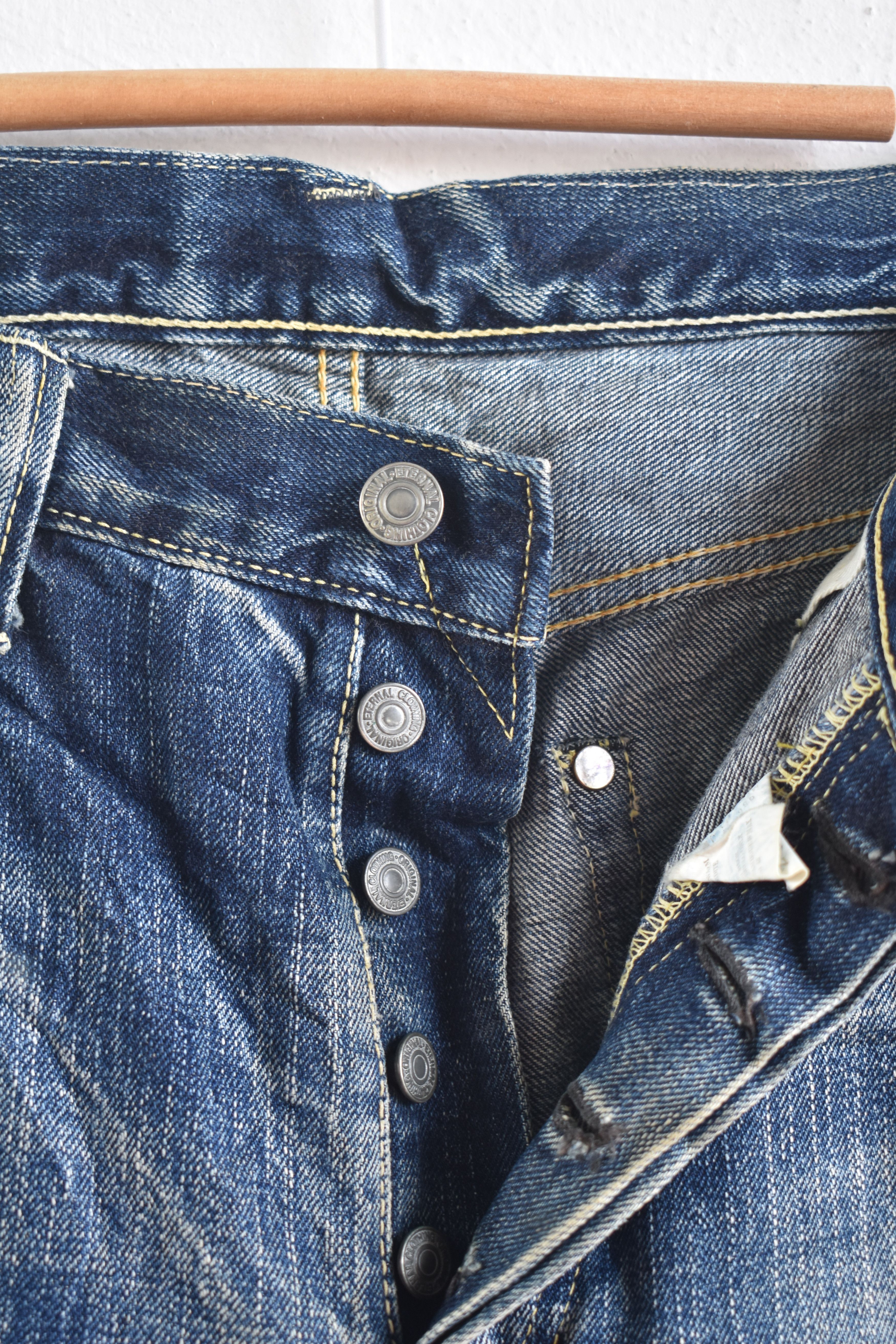Eternal × Japan Blue × Japanese Brand Vintage Eternal Japanese Denim Selvadge W31 Size US 31 - 3 Thumbnail