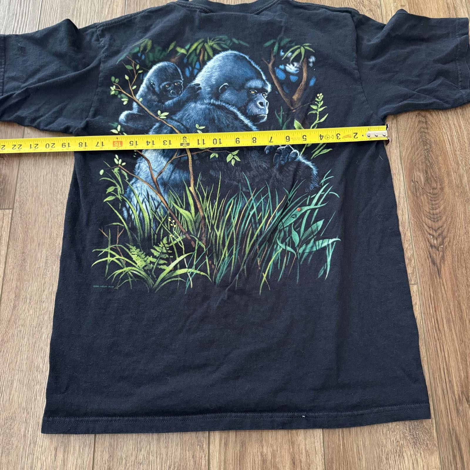 Other Vintage 90s Liquid Blue Rainforest Cafe Gorilla Nature Shirt Size US M / EU 48-50 / 2 - 7 Thumbnail