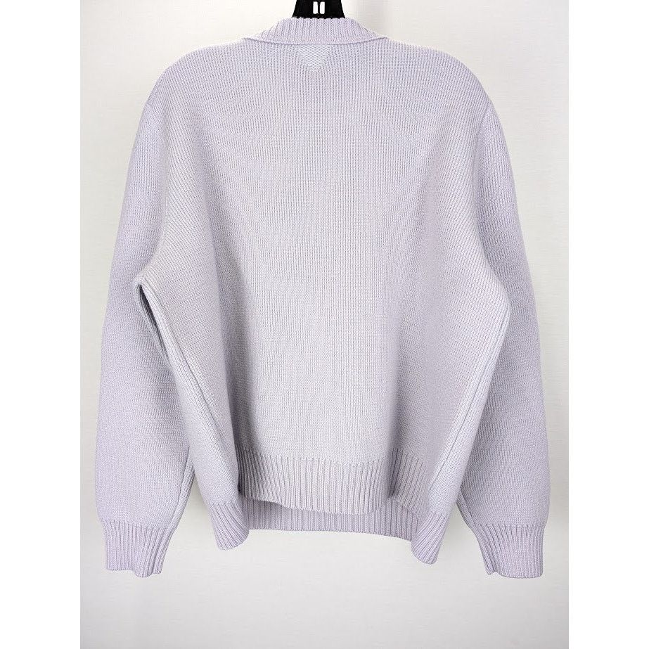 Bottega Veneta o1rshd1 MW Dry Wool Rib CN Sweater in Lilac Size US L / EU 52-54 / 3 - 9 Thumbnail