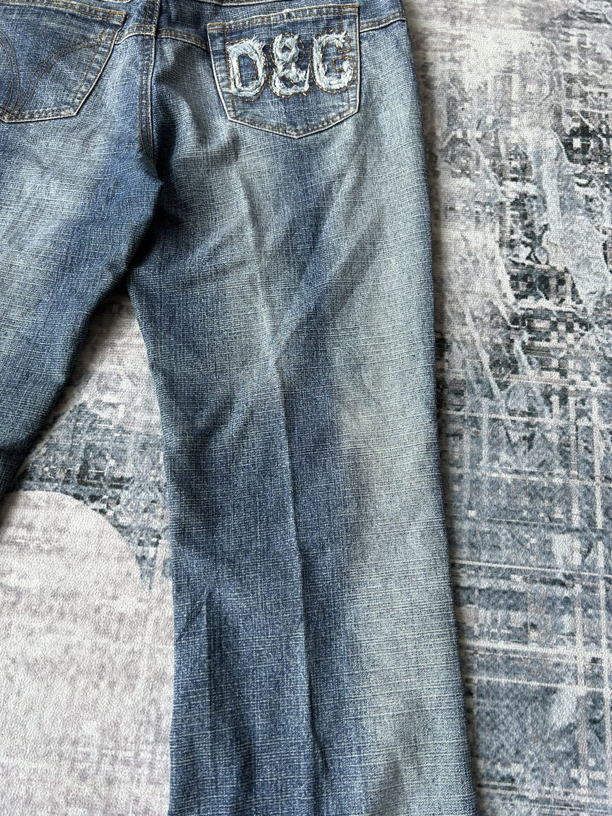 Dolce & Gabbana Dolce & Gabbana D&G EMBROIDERY Jeans Size US 31 - 15 Thumbnail