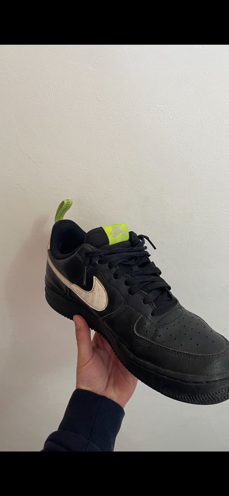 Nike Air Force One Black Size US 9.5 / EU 42-43 - 8 Thumbnail