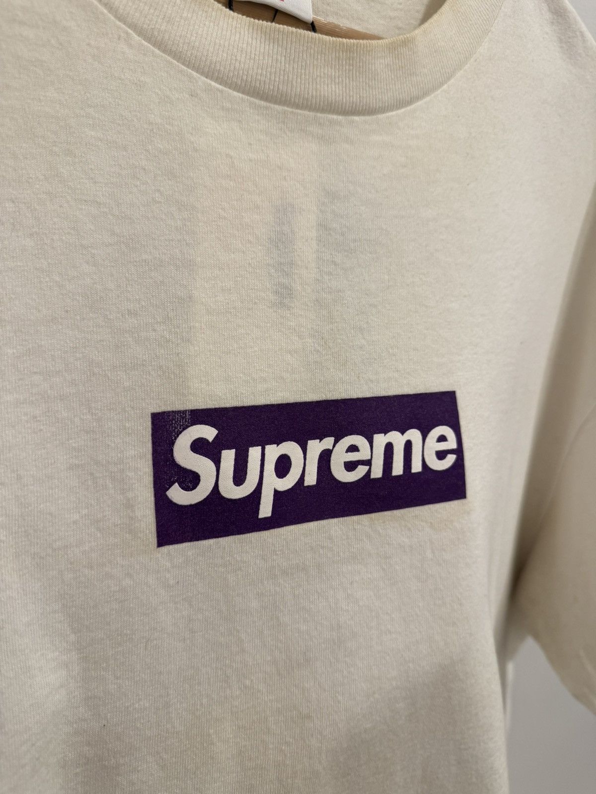 Supreme Supreme FNF Three 6 Mafia Purple Box Logo T-Shirt Size US XL / EU 56 / 4 - 4 Thumbnail