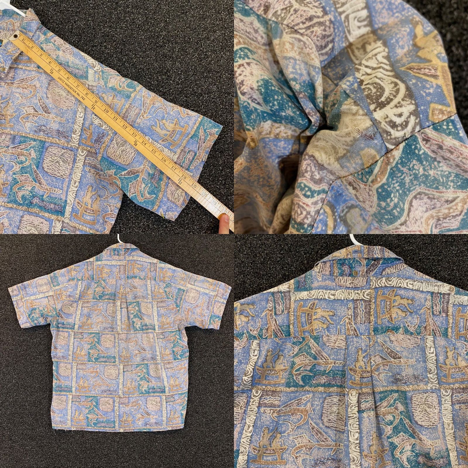 Vintage VINTAGE Kahala Hawaiian Shirt Mens XL Short Sleeve Blue Floral Fish 1/2 Button Down Casual Summer Holiday Size US XL / EU 56 / 4 - 8 Thumbnail