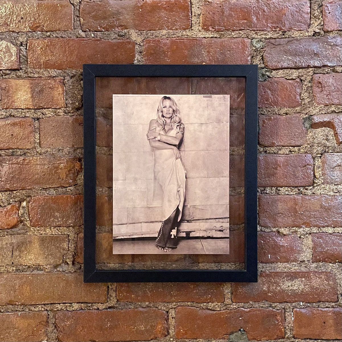 Chrome Hearts Pamela Anderson Cross Patch Denim Poster