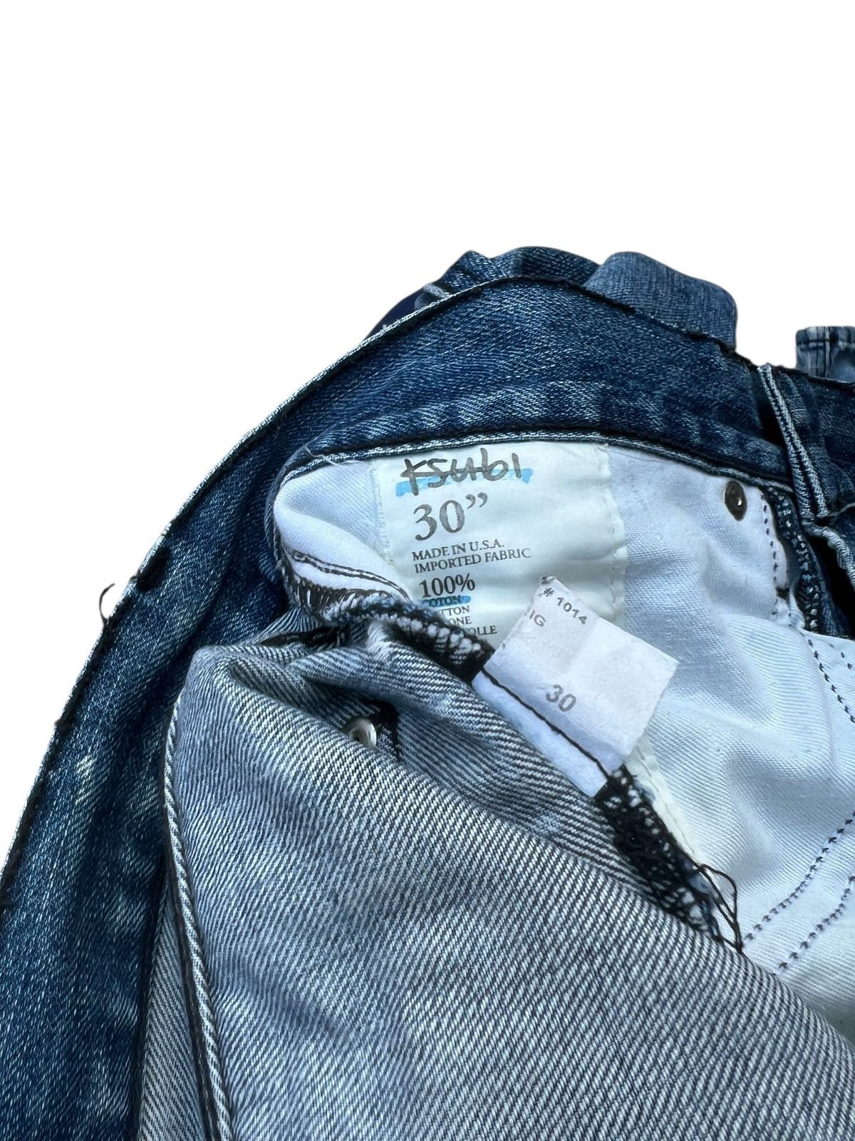 Ksubi Ksubi Dee Dee Vintage Indigo Distress Denim Jeans L 35.5 Size US 30 / EU 46 - 24 Thumbnail