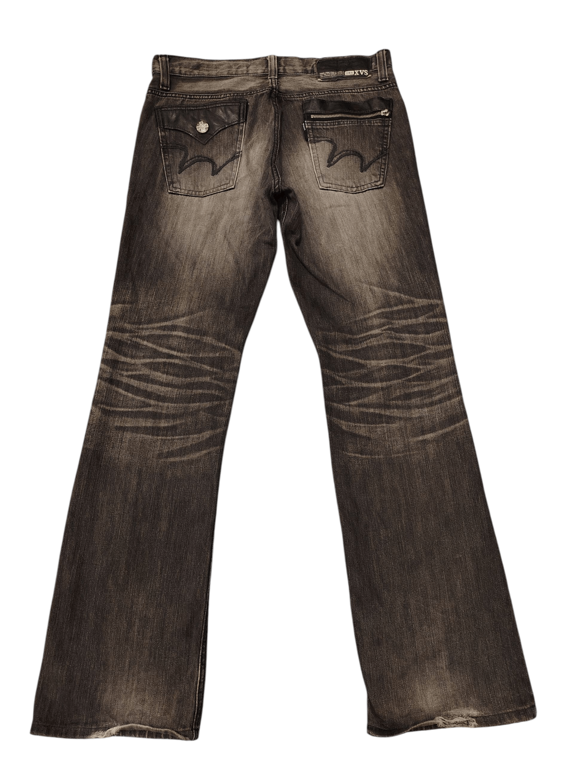 Who Decides War Japanese Edwin Flare Jeans Distressed Jeans Size US 32 / EU 48 - 1 Thumbnail