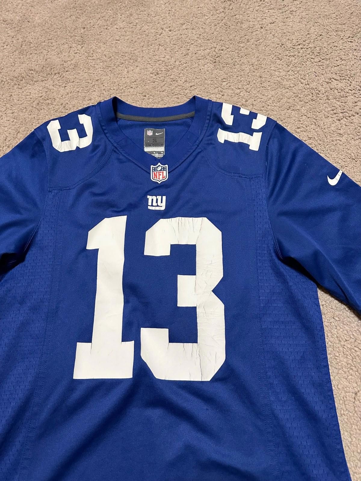 Nike Odell Beckham Jr #13 NY Giants Jersey S Nike NFL On Field Size US S / EU 44-46 / 1 - 3 Thumbnail