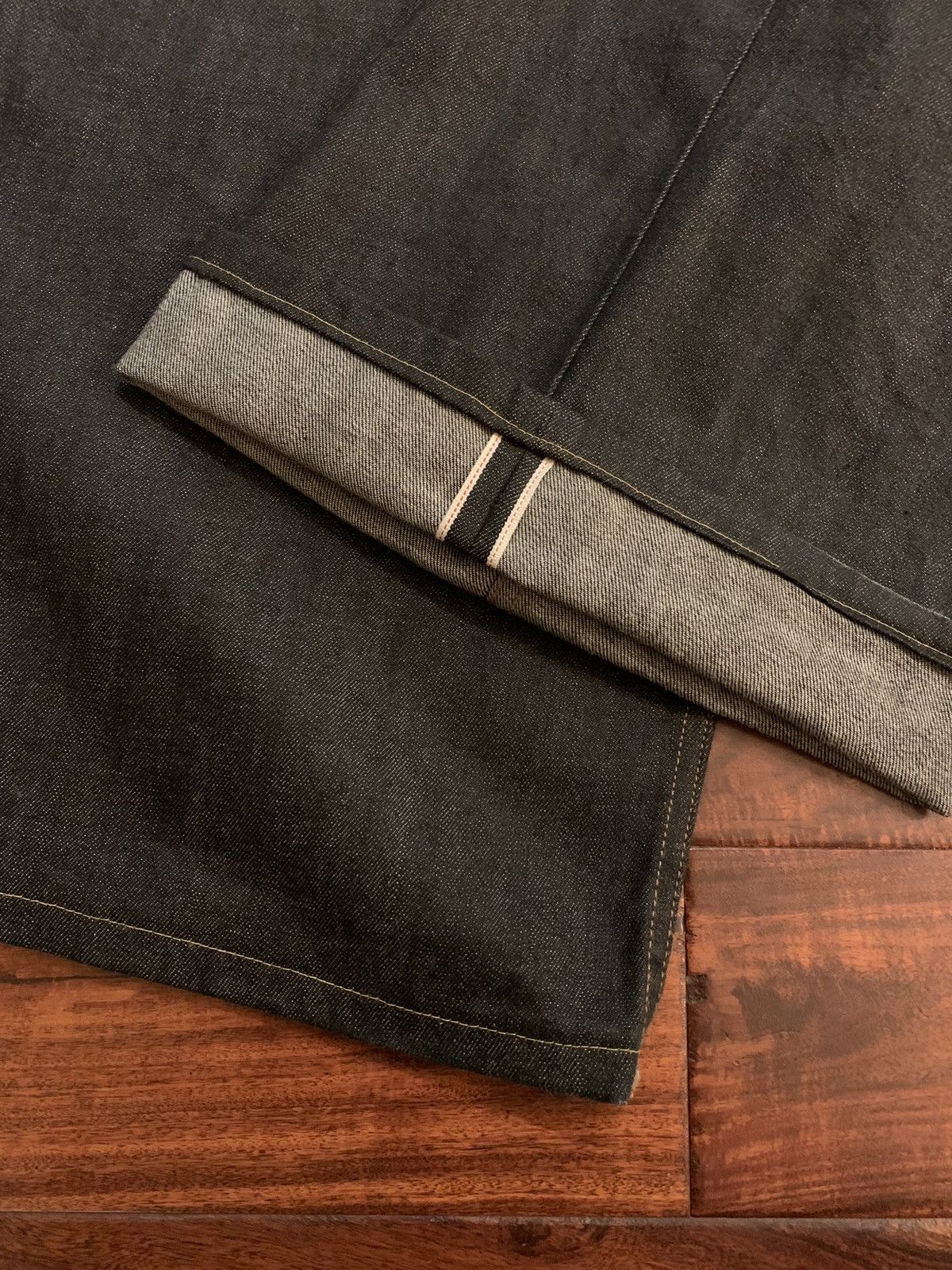 Other Discont’d 12 oz. Raw Japanese Baggy Denim Size 34 Size US 34 / EU 50 - 6 Thumbnail