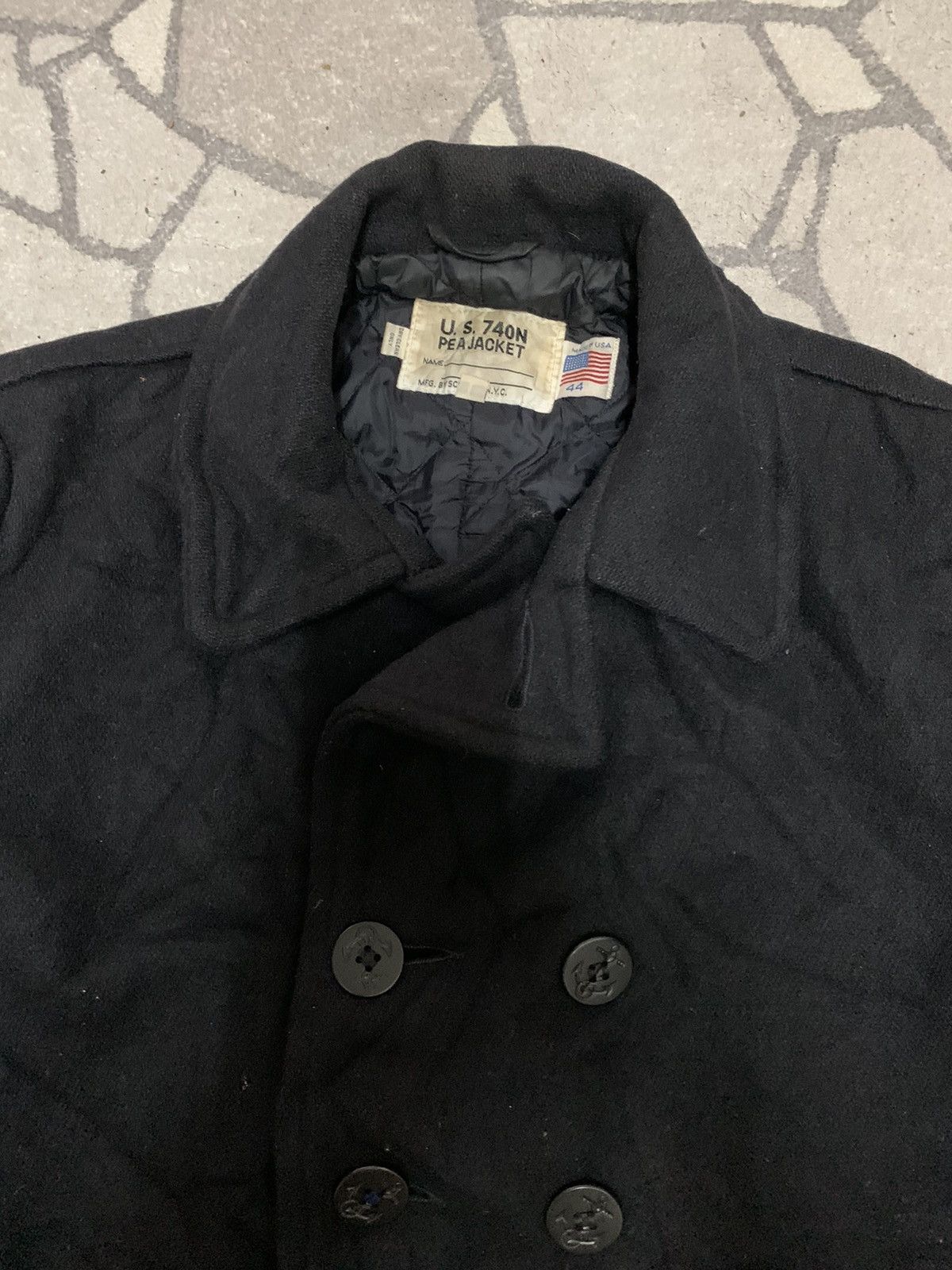 Schott Vintage Schott US 740N Pea Jacket Wool Size US L / EU 52-54 / 3 - 4 Thumbnail