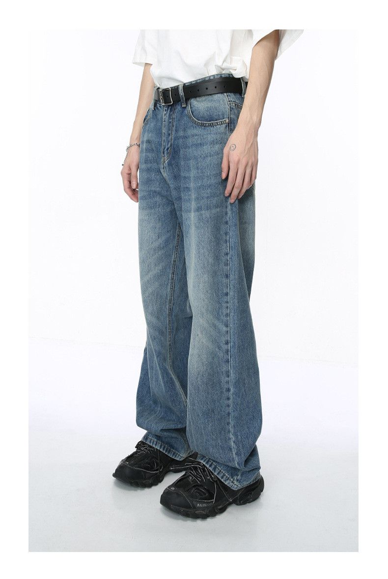 Japanese Brand × Jean Japanese style washed loose straight jeans Size US 32 / EU 48 - 6 Thumbnail