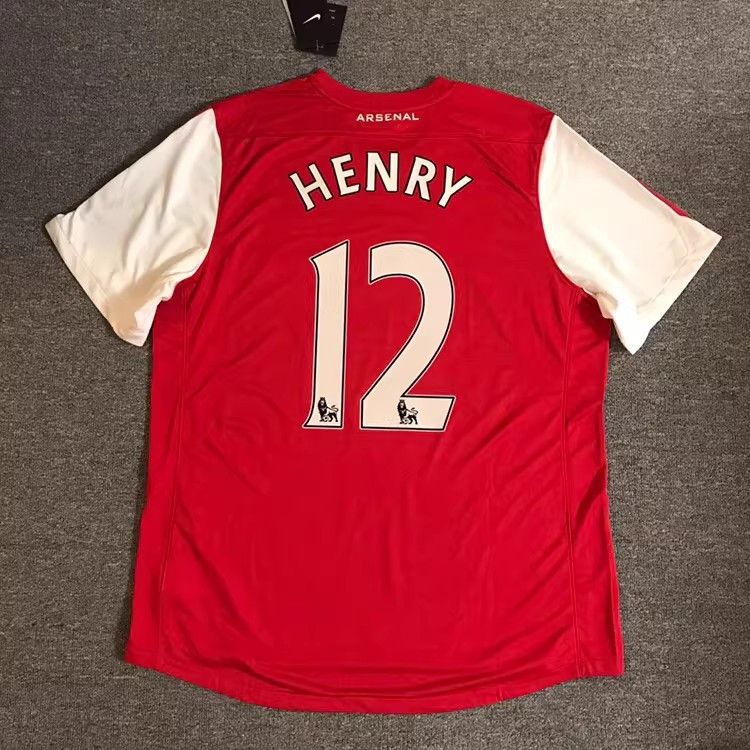 Other 2011 2012 Arsenal #12 Thierry Henry Jersey Size US XL / EU 56 / 4 - 1 Thumbnail