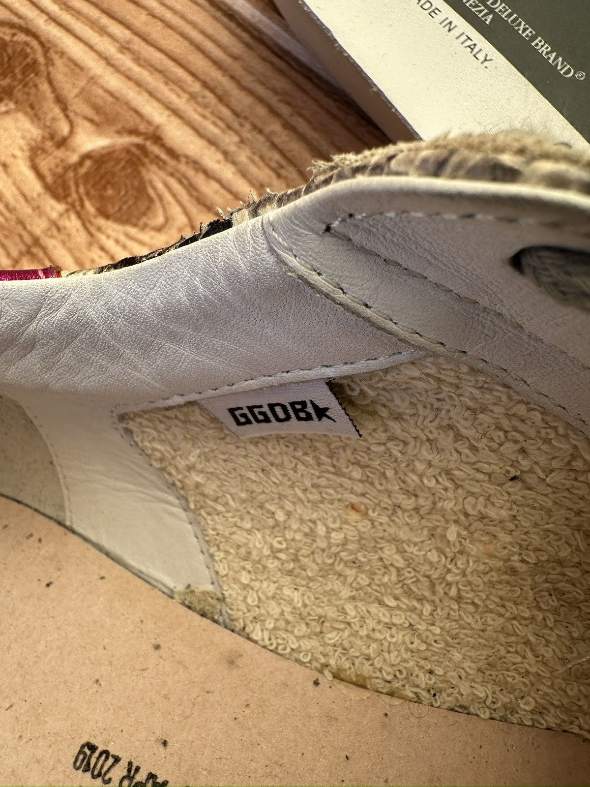 Golden Goose Golden Goose Snake Print Leather Lowtop Sneaks. Size US 7 / EU 40 - 21 Thumbnail