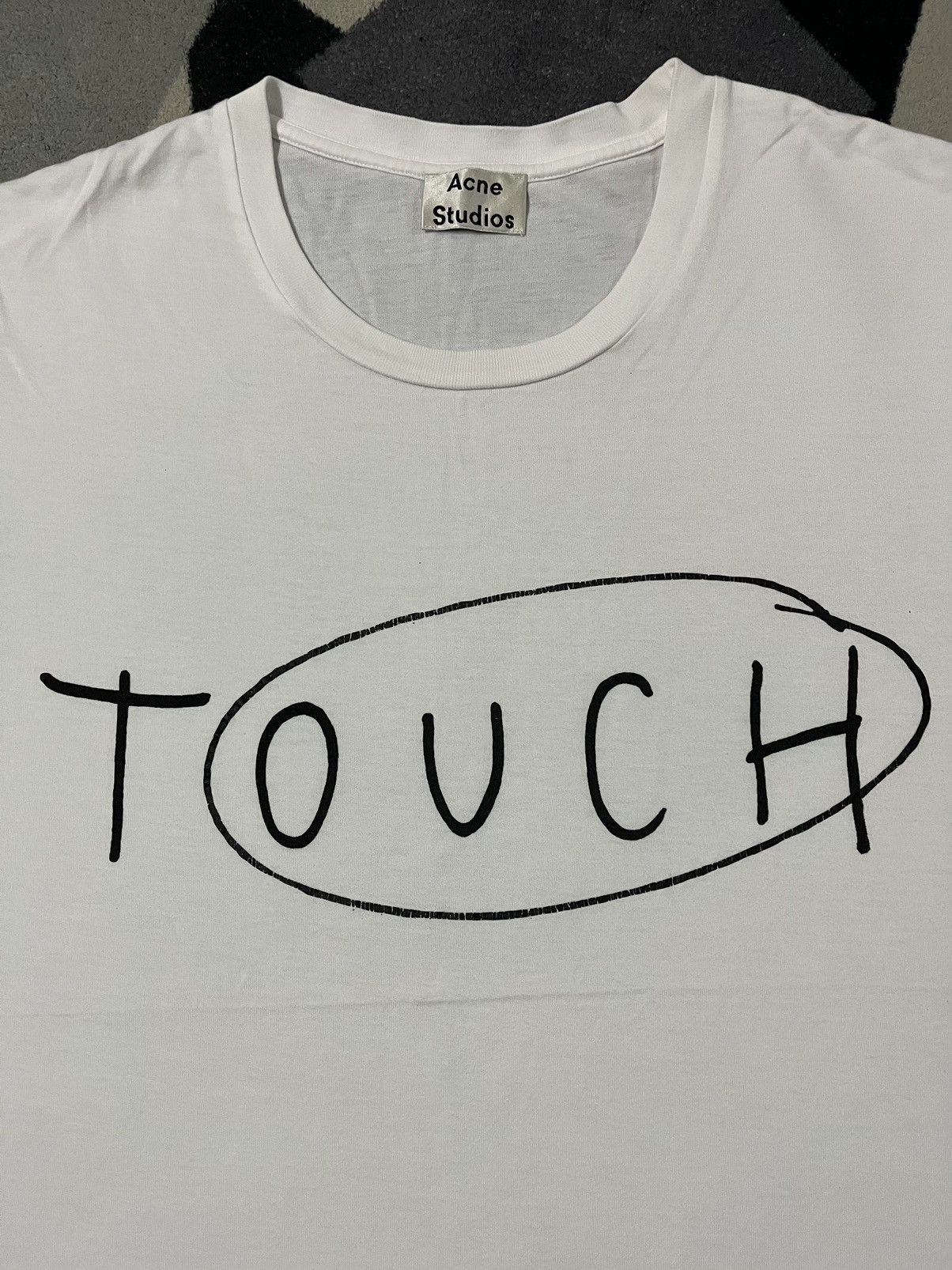 Acne Studios White Touch For Ladies Tshirt Size L / US 10 / IT 46 - 2 Thumbnail