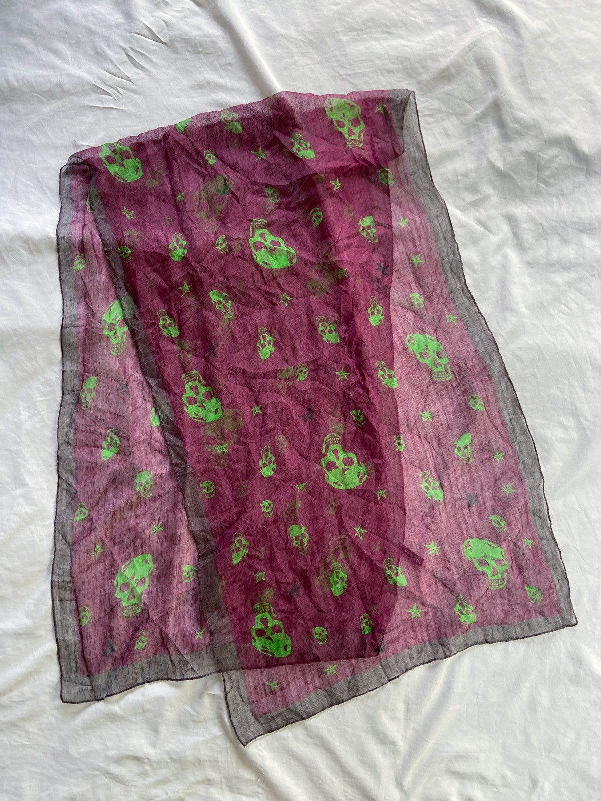 Japanese Brand UKNOWN BRAND SKULL SCARF Size ONE SIZE - 7 Thumbnail