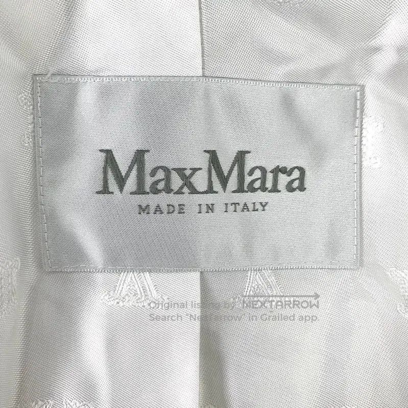 Max Mara MaxMara White Silk Women's Cotton Jacket . Size S / US 4 / IT 40 - 5 Thumbnail