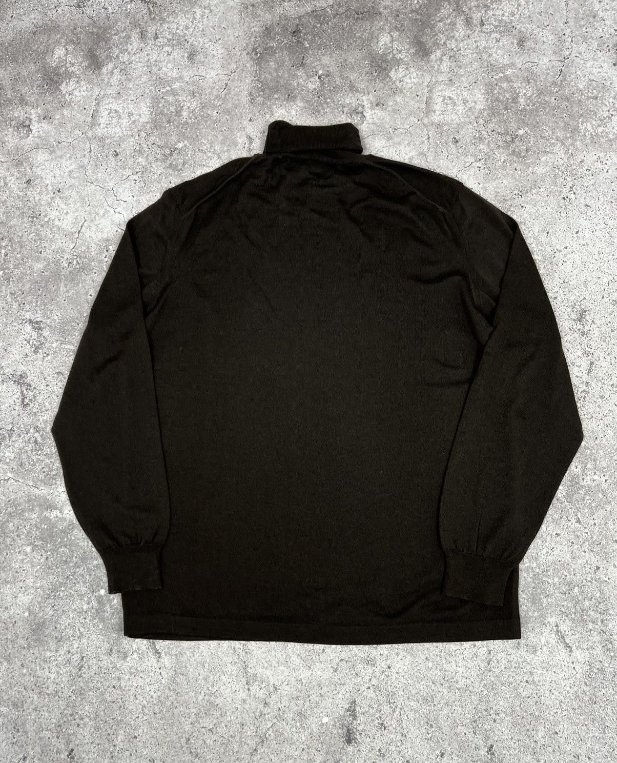 Ermenegildo Zegna Ermenegildo Zegna Lana Wool Sweater Turtle Neck Jumper Size US XXL / EU 58 / 5 - 12 Thumbnail
