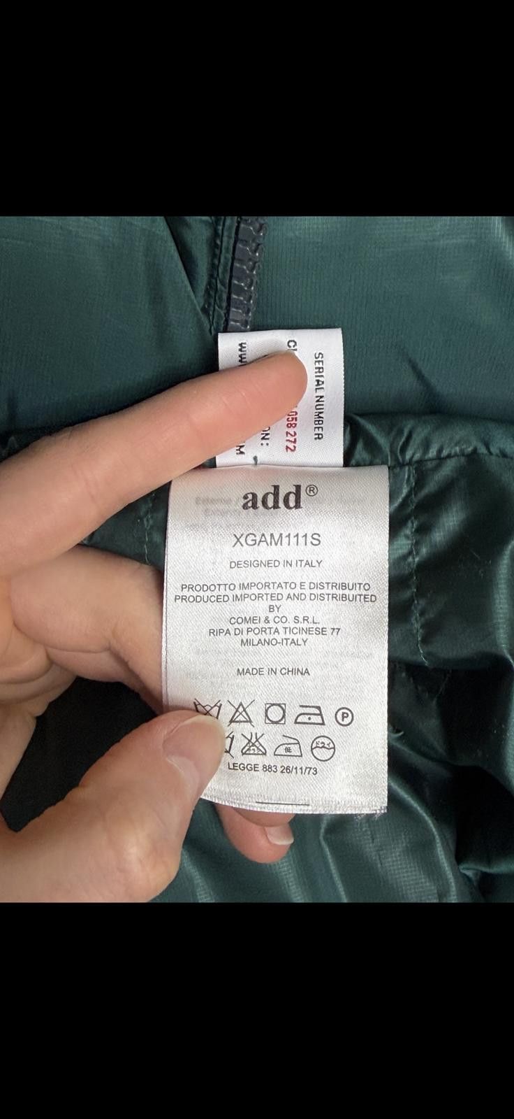 Add ADD Goose Down Puffer Jacket Green Size 48 Ultra Light Size US M / EU 48-50 / 2 - 8 Thumbnail