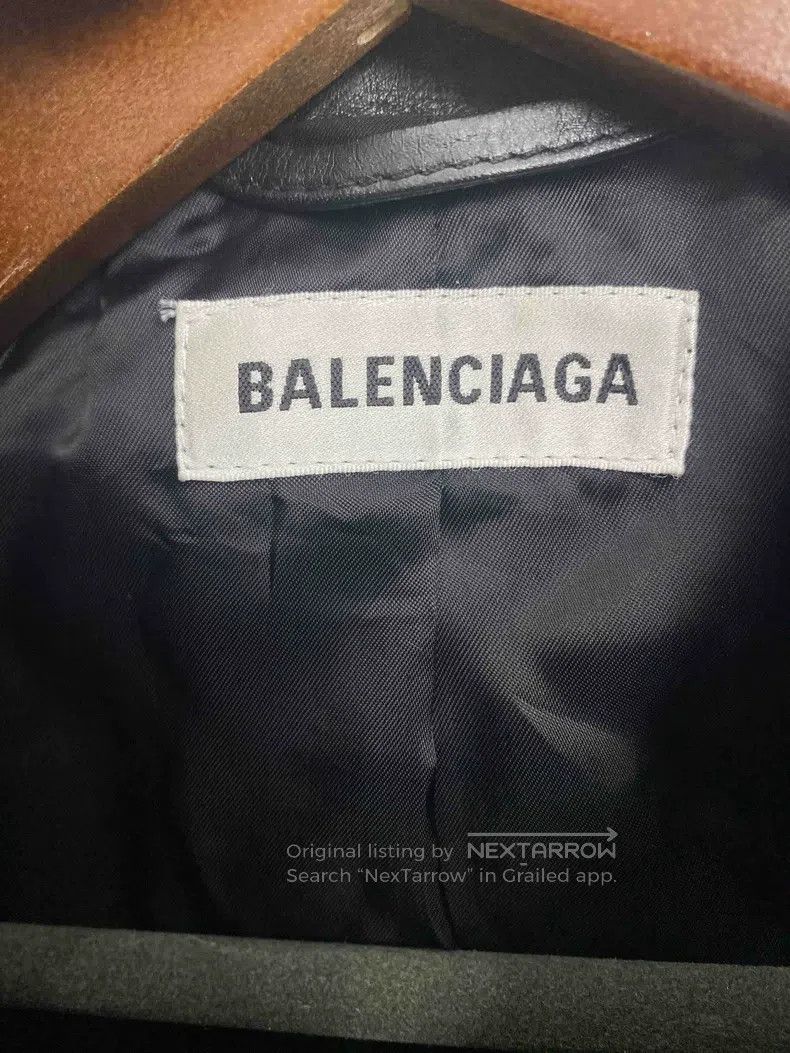 Balenciaga Balenciaga Leather Jacket Size XS / US 0-2 / IT 36-38 - 4 Thumbnail