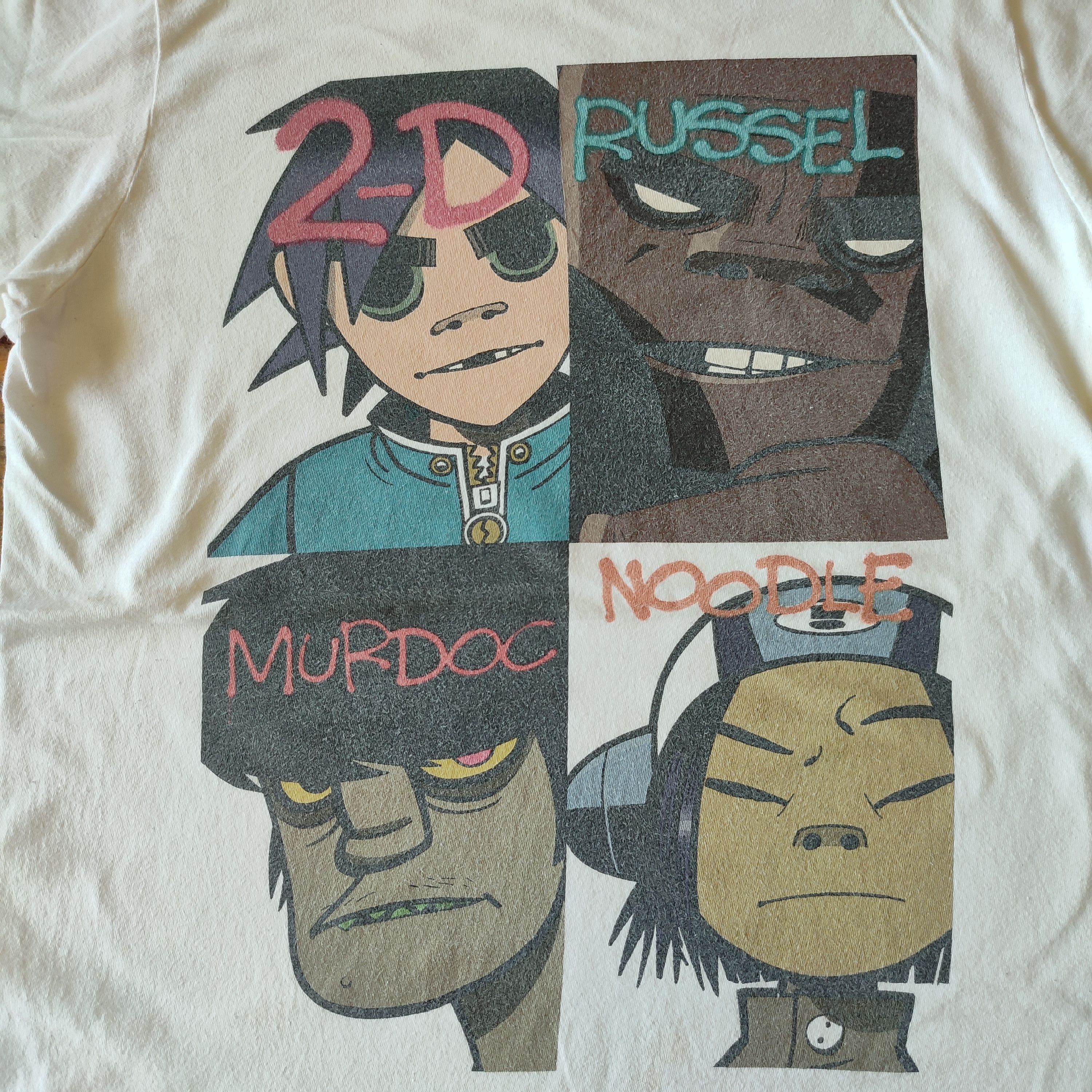 Band Tees × Vintage GORILLAZ T SHIRT Size US S / EU 44-46 / 1 - 3 Thumbnail