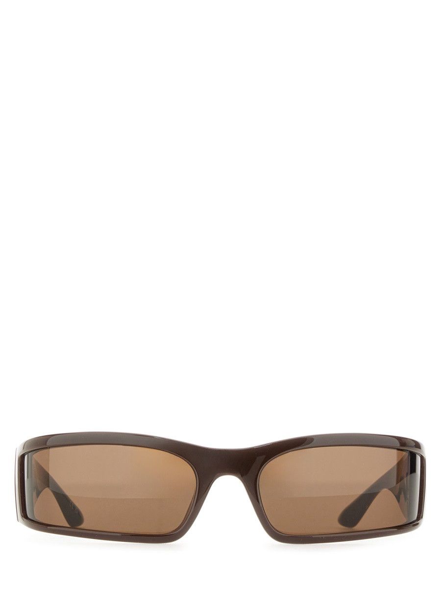 Balenciaga BALENCIAGA "SUNSET RECTANGLE" SUNGLASSES - BROWN Size ONE SIZE - 1 Thumbnail