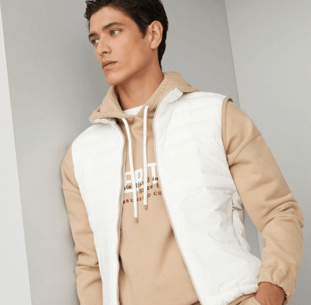 Brunello Cucinelli Wr Padded Vest in Open White Size US L / EU 52-54 / 3 - 3 Thumbnail