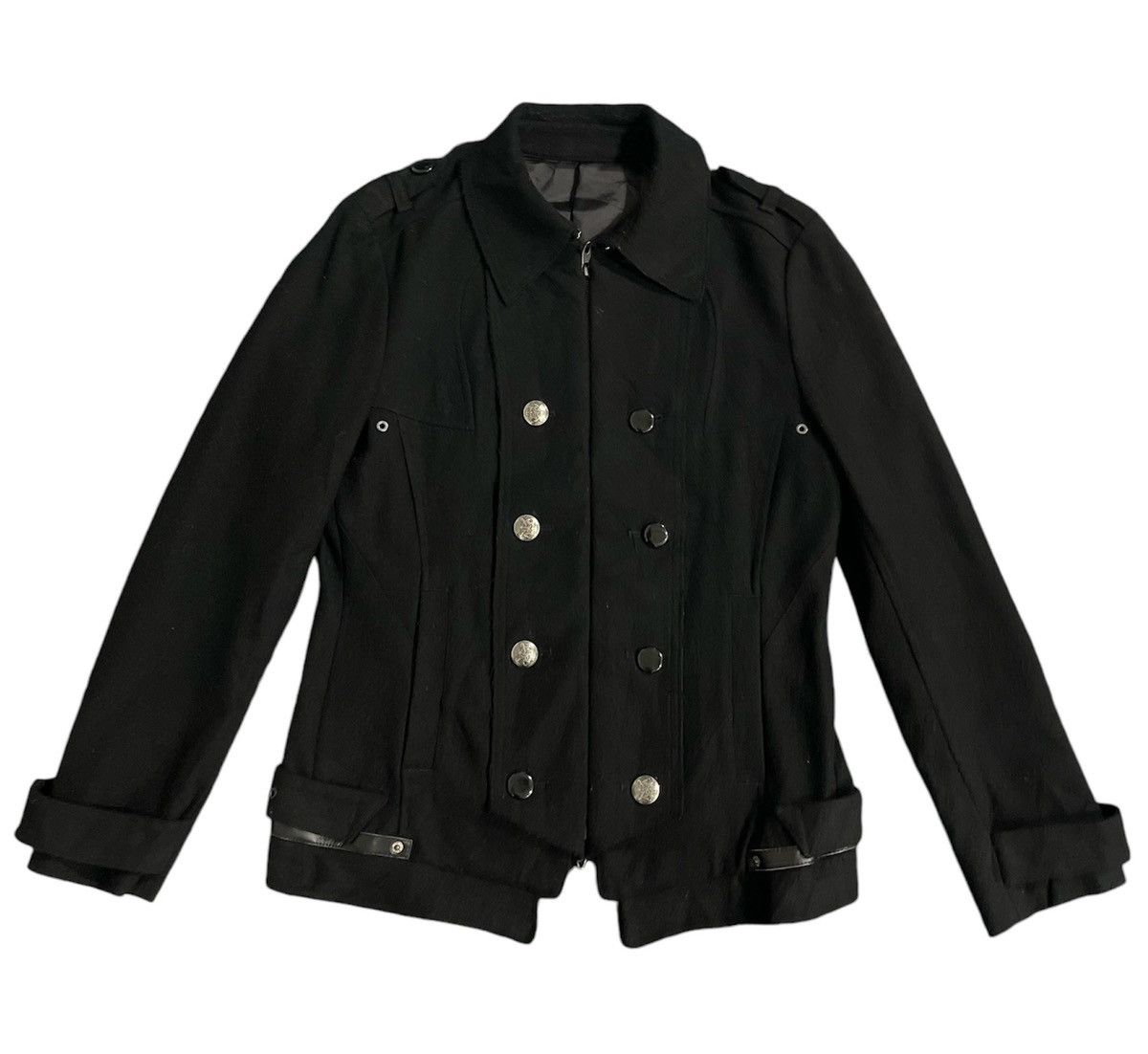 PPFM PPFM Double Breasted Zipper Wool Jacket Size US M / EU 48-50 / 2 - 1 Thumbnail