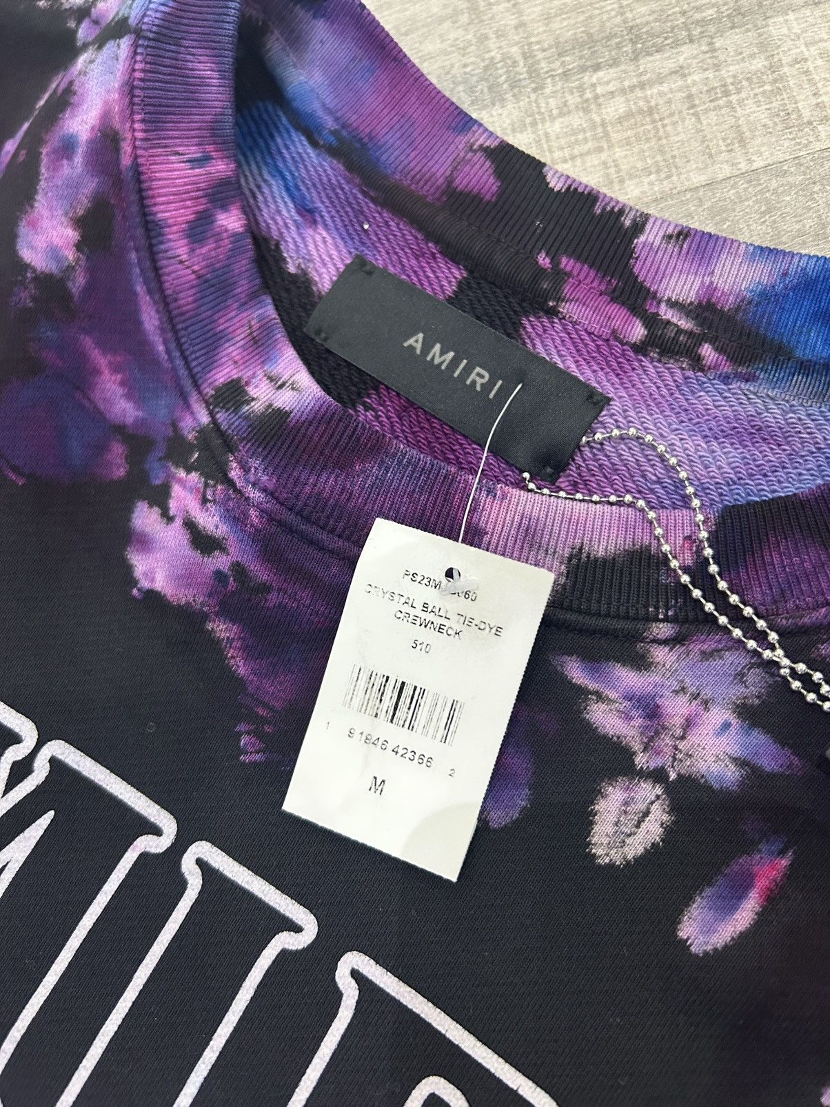 Amiri Amiri Crystal Ball Tie Dye Crewneck Sweatshirt Size US M / EU 48-50 / 2 - 4 Thumbnail