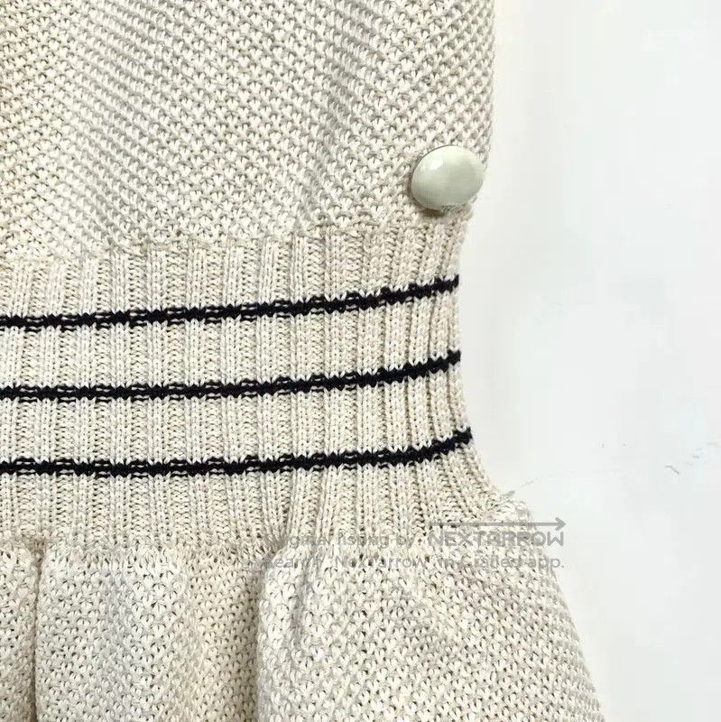 Chanel Chanel Cotton Blend Cream Dress for Women . Size XXS / US 00 / IT 34 - 6 Thumbnail