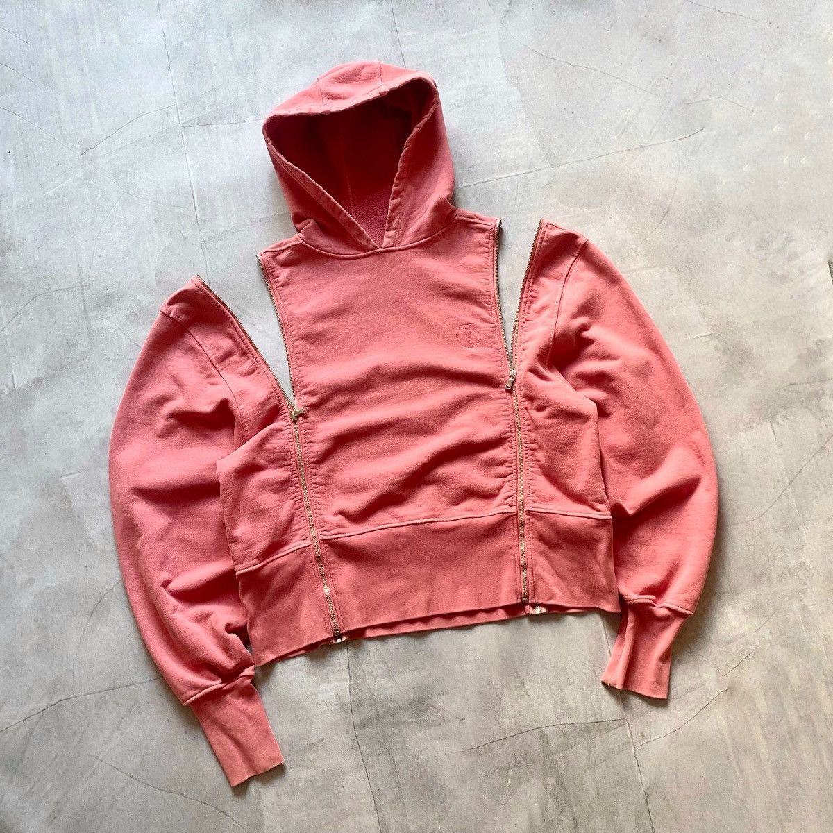 Hysteric Glamour TRE by Natalie Ratabesi Boxy Hoodie Zip-Off Sleeves RRP 699£ Size M / US 6-8 / IT 42-44 - 8 Thumbnail