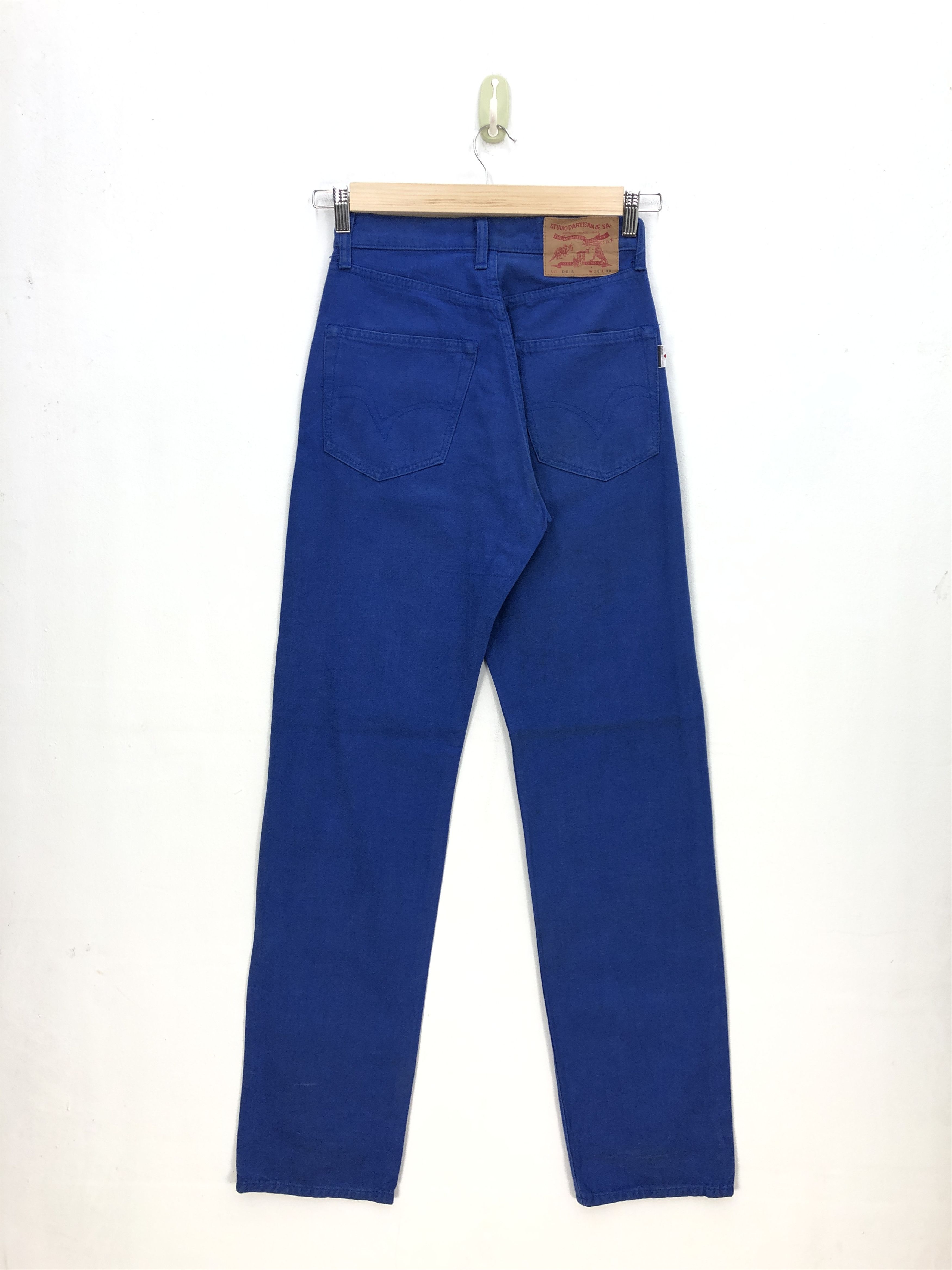 Studio D'Artisan Vintage Studio D'artisan Selvedge Jeans Japanese Blue Denim Size 26" / US 2 / IT 38 - 2 Thumbnail