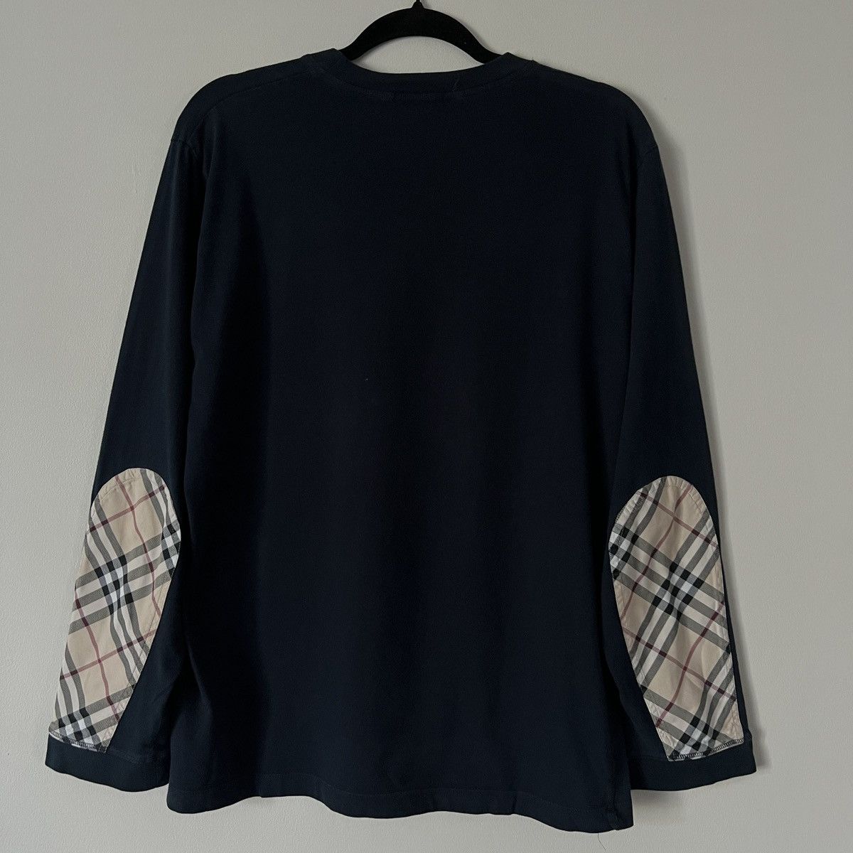 Burberry Burberry Nova Check Long Sleeve Tshirt Men's M Size US M / EU 48-50 / 2 - 7 Thumbnail