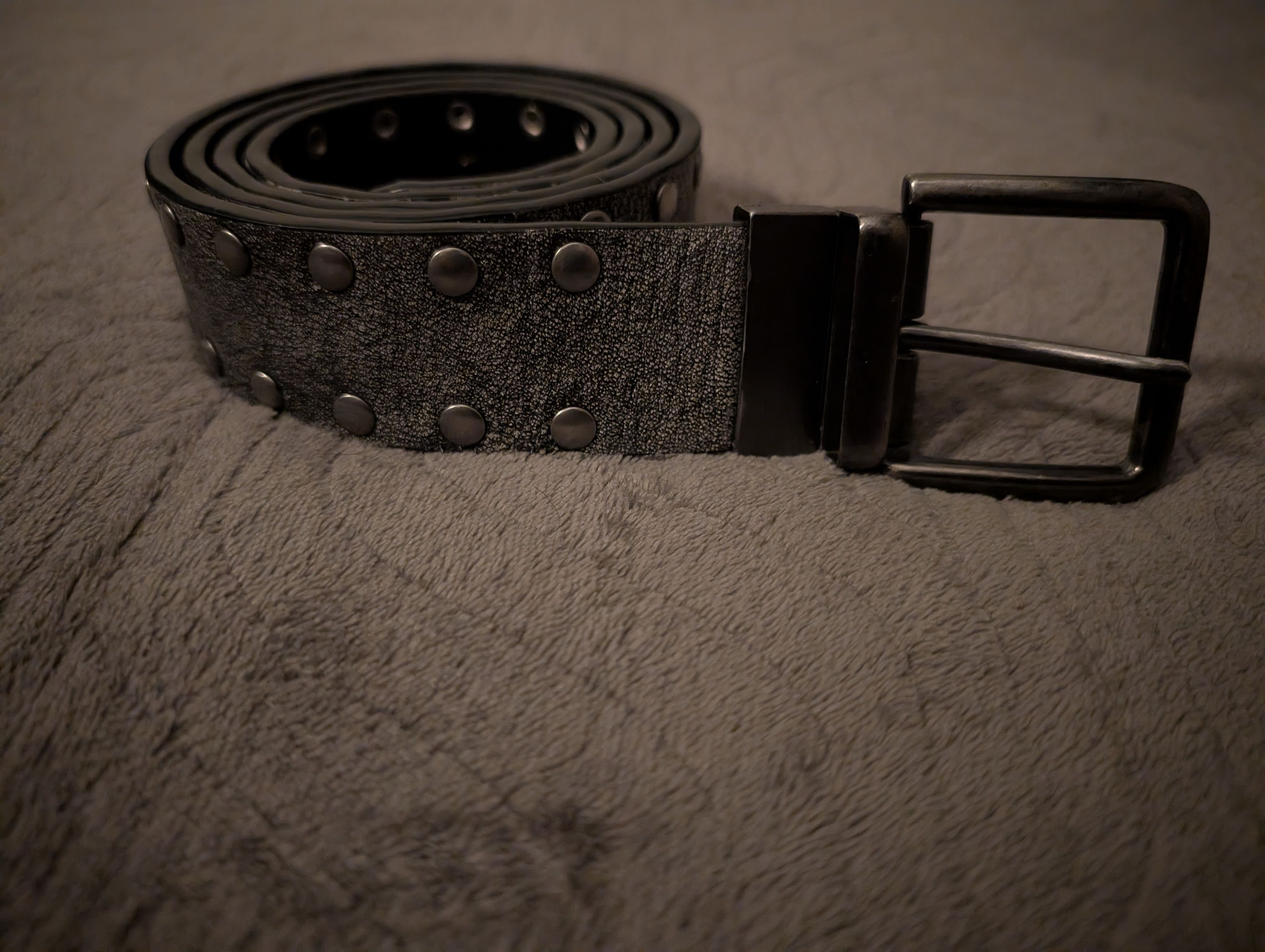 Jaded London Jaded London Busted Stud Leather Belt Size ONE SIZE - 1 Thumbnail