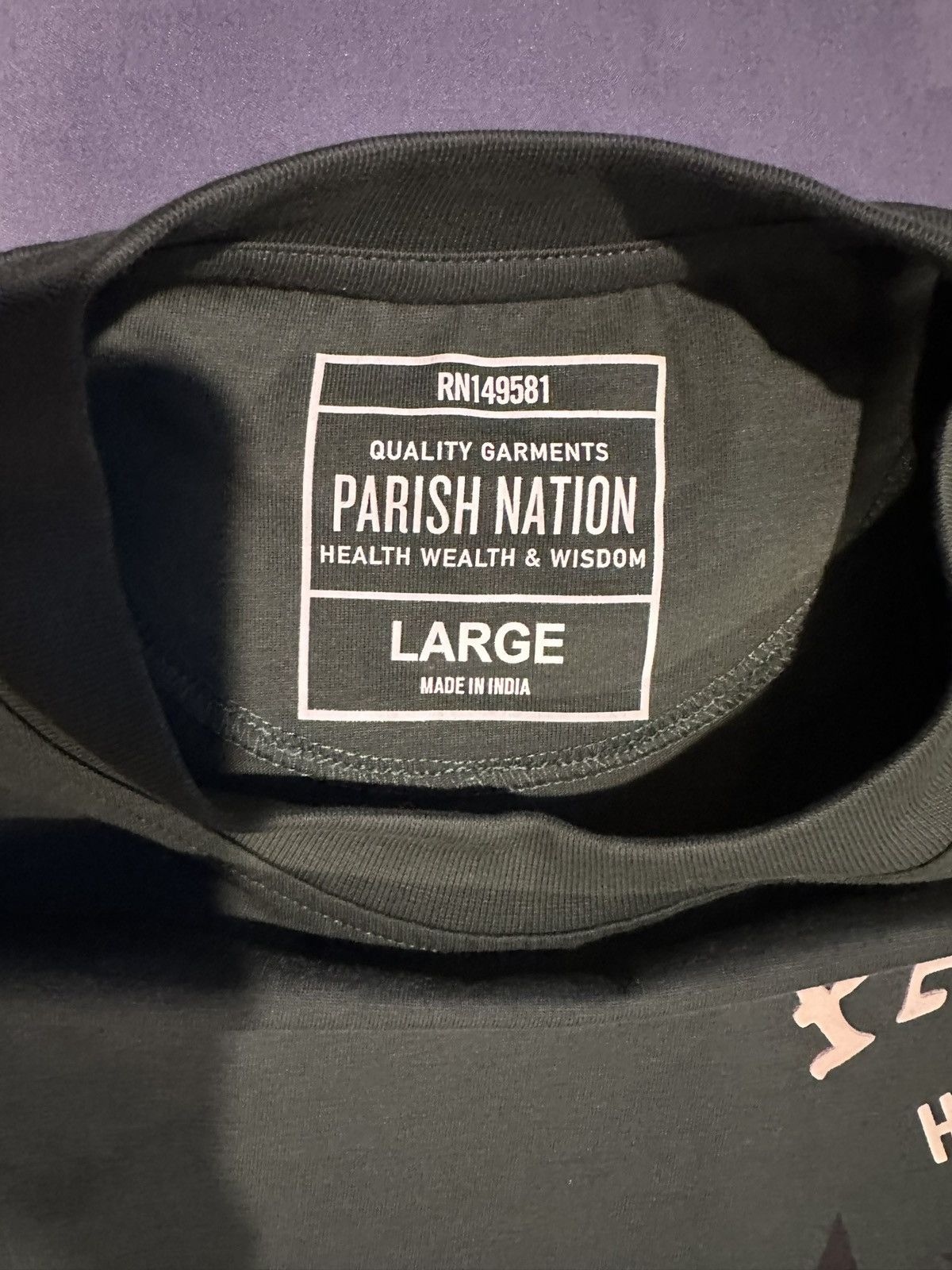 Parish Nation PARISH NATION GRAPHIC T-SHIRT GREEN size large Size US L / EU 52-54 / 3 - 4 Thumbnail