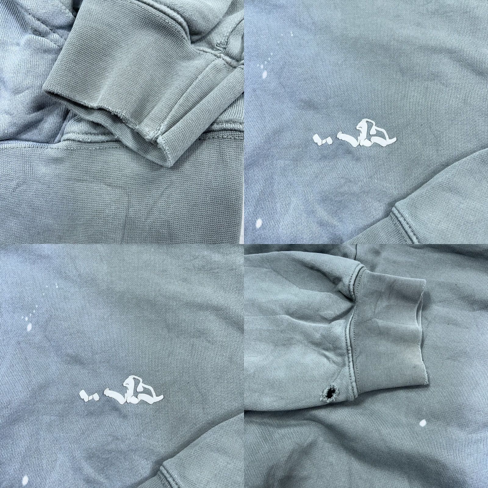 YoungLA Youngla Hoodie Adult Medium Gray Men Sweatshirt Retro Distressed Grunge Worn Size US M / EU 48-50 / 2 - 8 Thumbnail