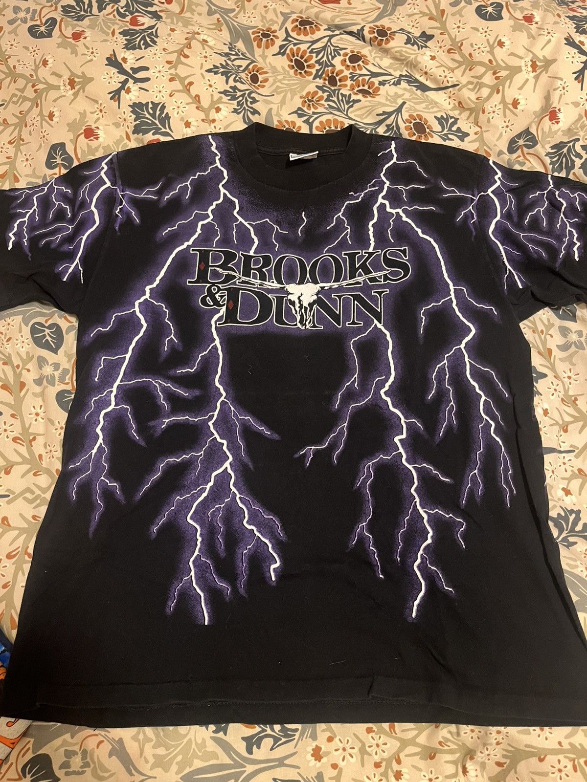 Brooks and Dunn Vintage Lightning Electric Rodeo Shirt