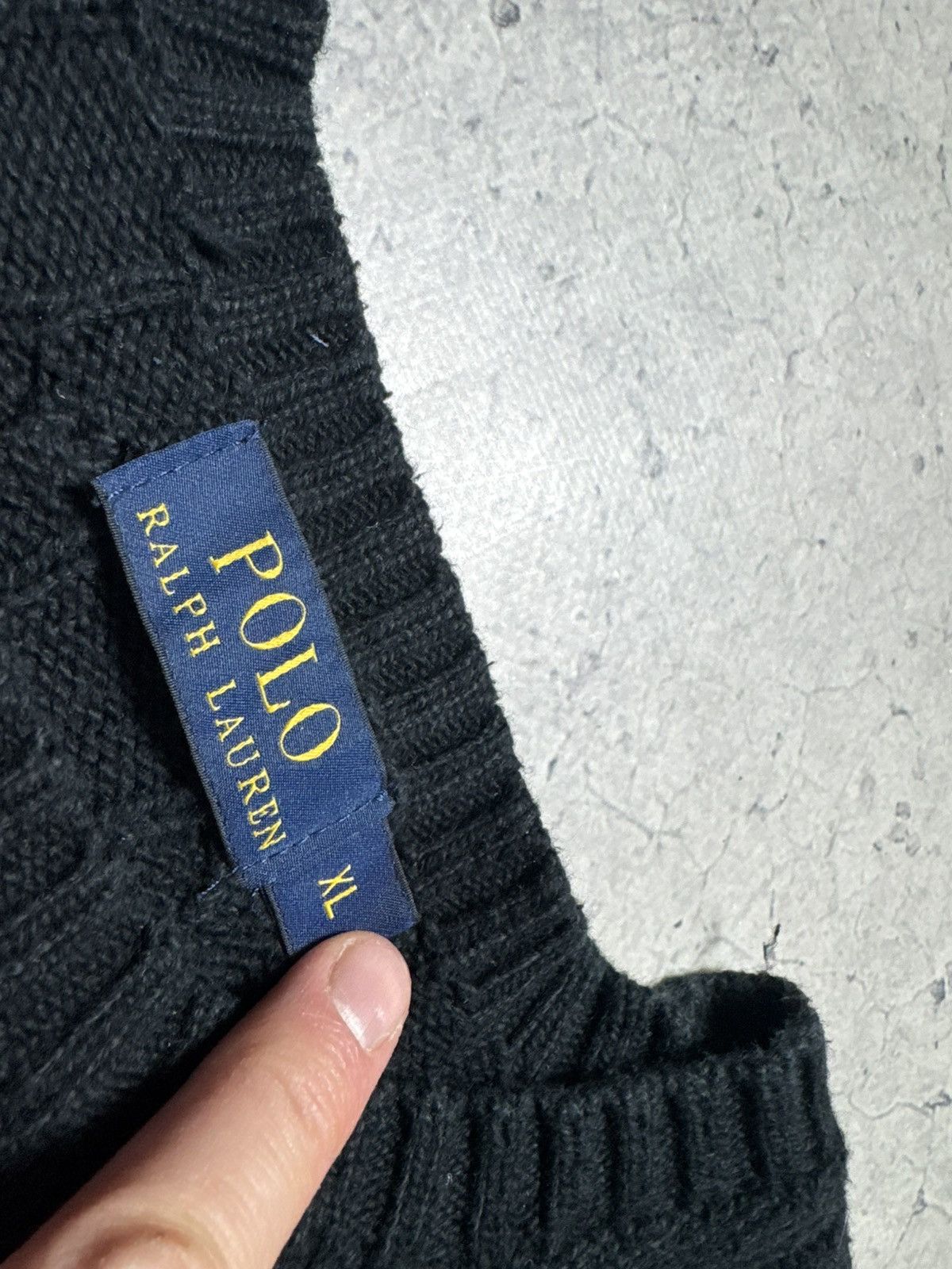 Polo Ralph Lauren Polo Ralph Lauren Black Knitted Sweater Size XL Size US XL / EU 56 / 4 - 5 Thumbnail