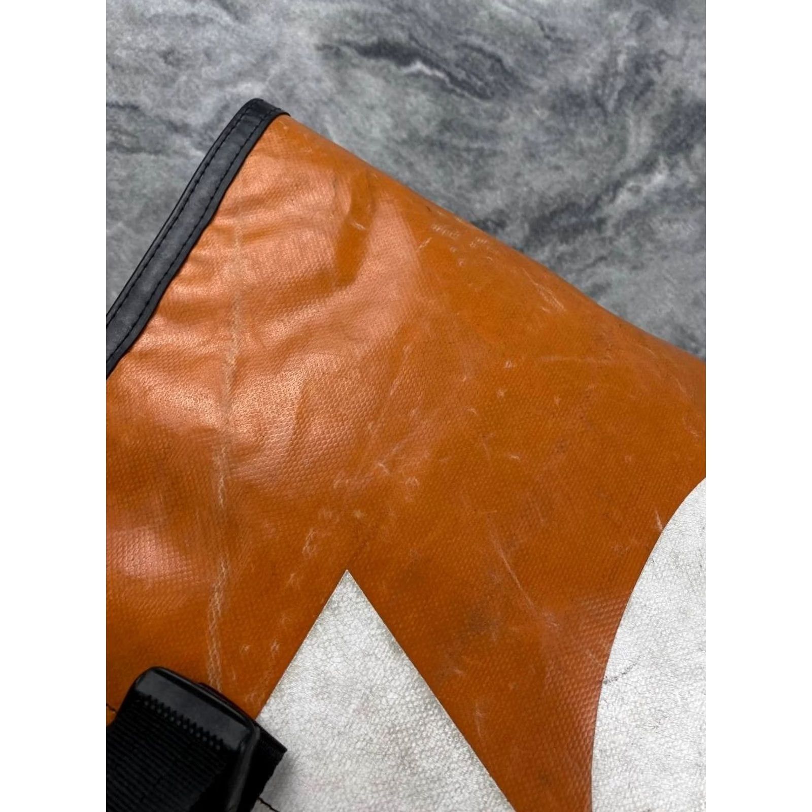 Freitag Freitag Large Shoulder Bag Orange PVC Canvas Messenger Bag Mens casual 2010-2019 Adjustable Strap Bag) Size ONE SIZE - 5 Thumbnail