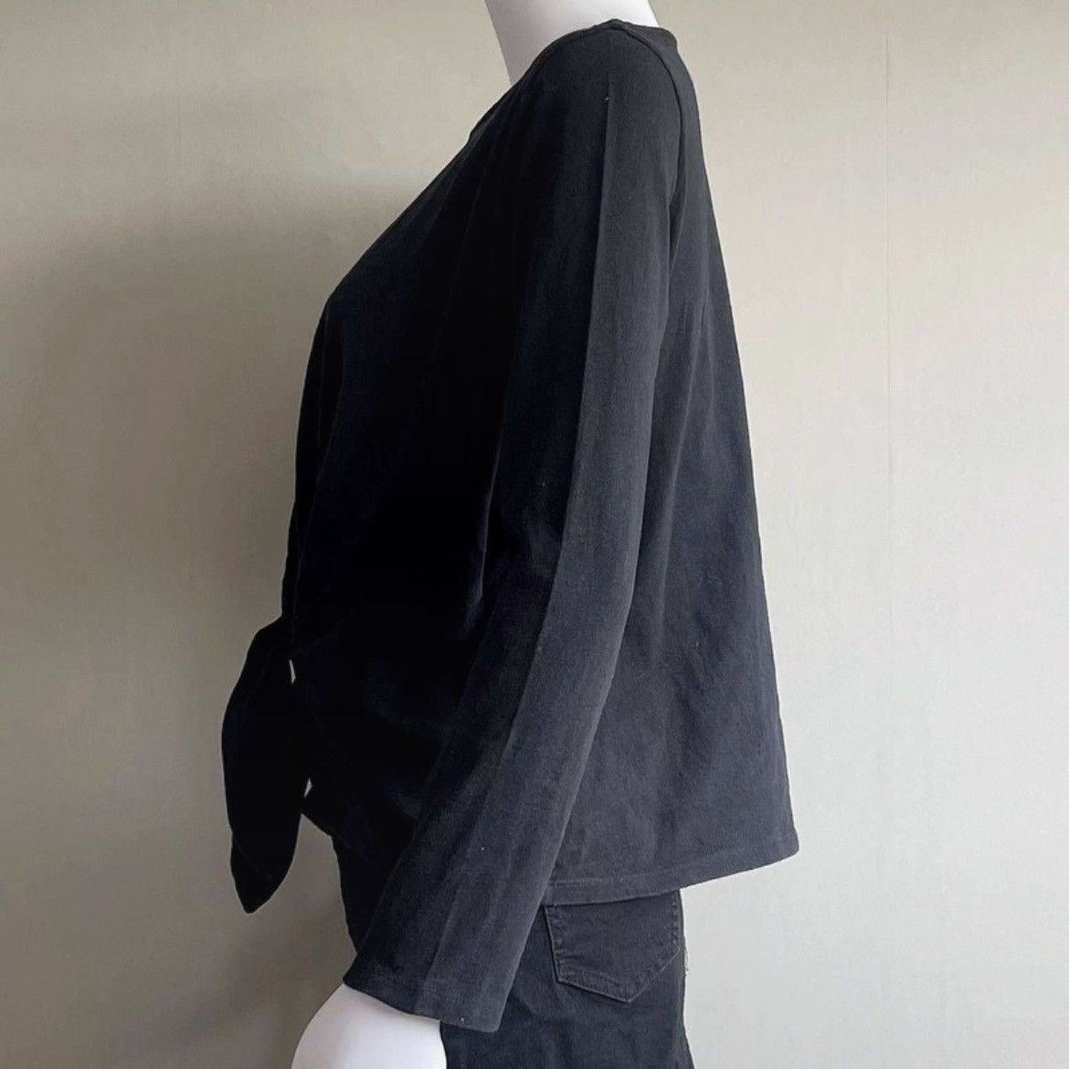 Beams Japan Beams Lights FW10 Archive Parisian Chic Draped Tie Front Top Size XS / US 0-2 / IT 36-38 - 6 Thumbnail