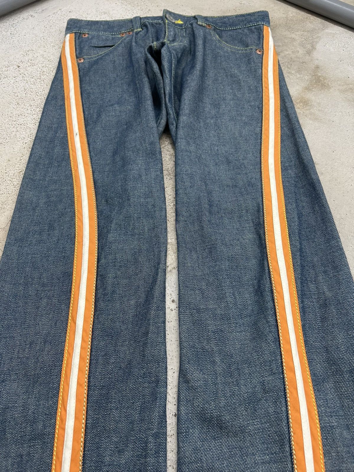 Japanese Brand Exiv Co Japan Twisted Legs Jeans Size US 30 / EU 46 - 3 Thumbnail