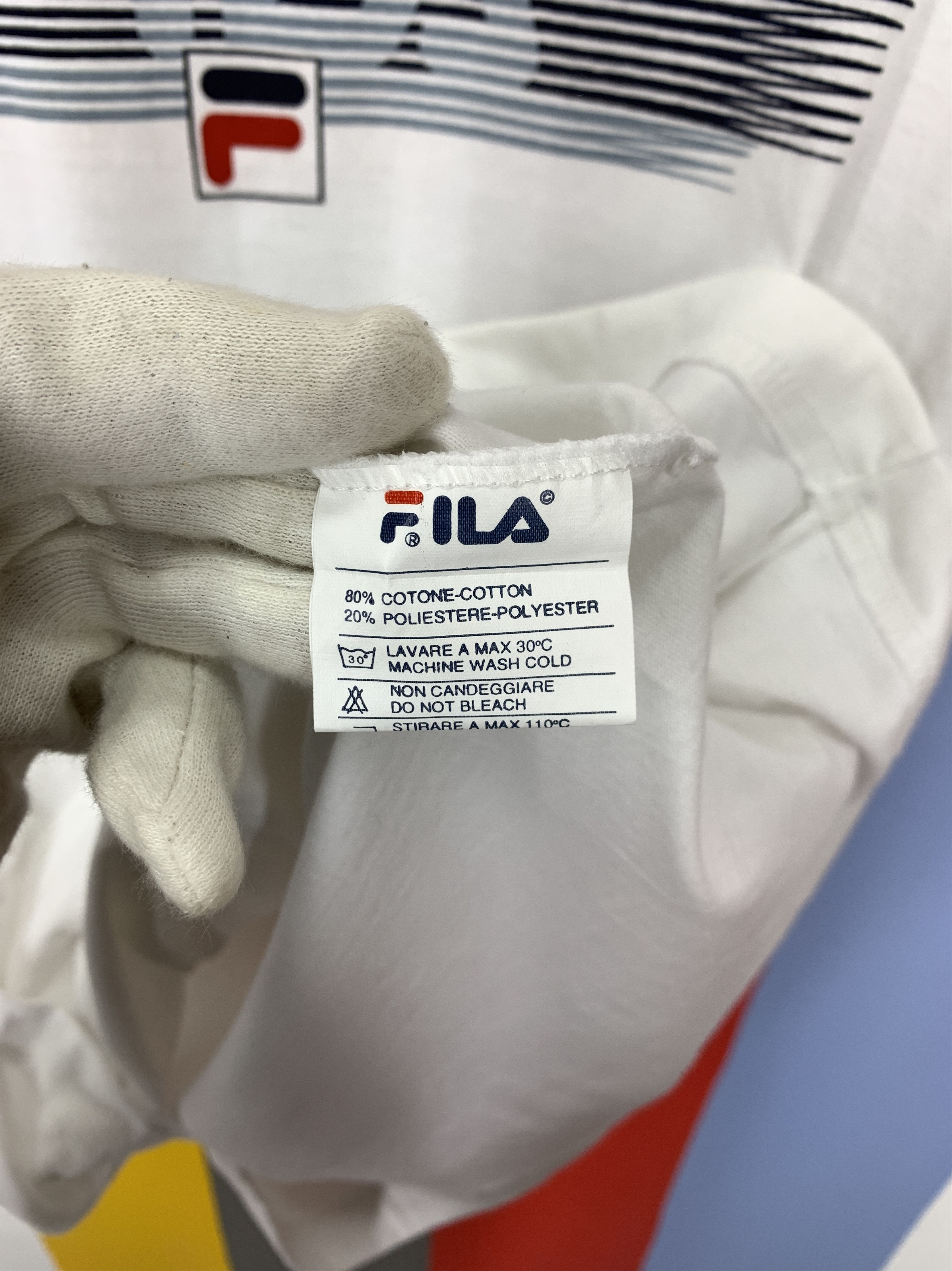 Fila Vintage FILA Crew Neck T Shirt #1809/07 Size US M / EU 48-50 / 2 - 7 Thumbnail