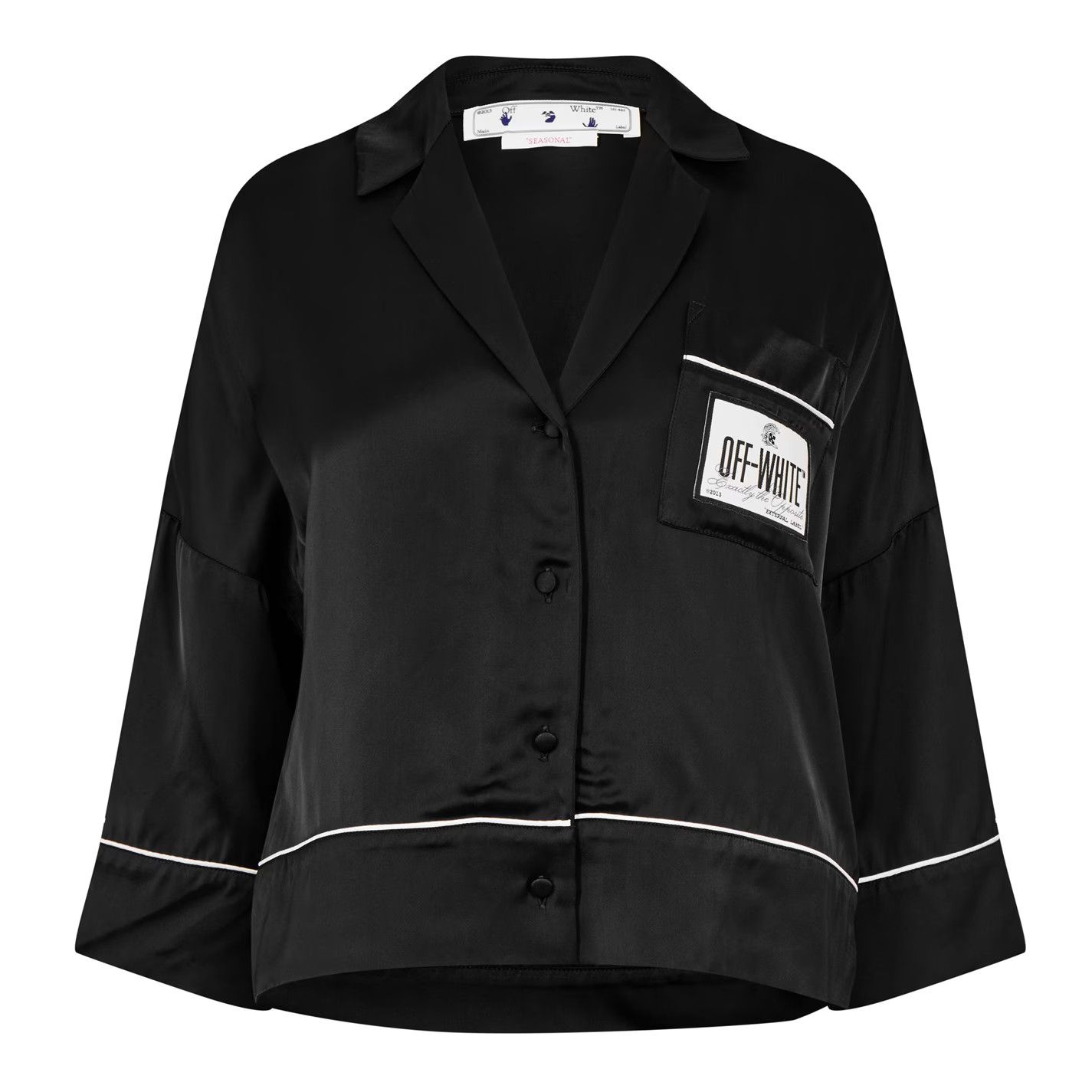 Off-White o1g2r1mq0125 Shirt in Black Size M / US 6-8 / IT 42-44 - 1 Thumbnail