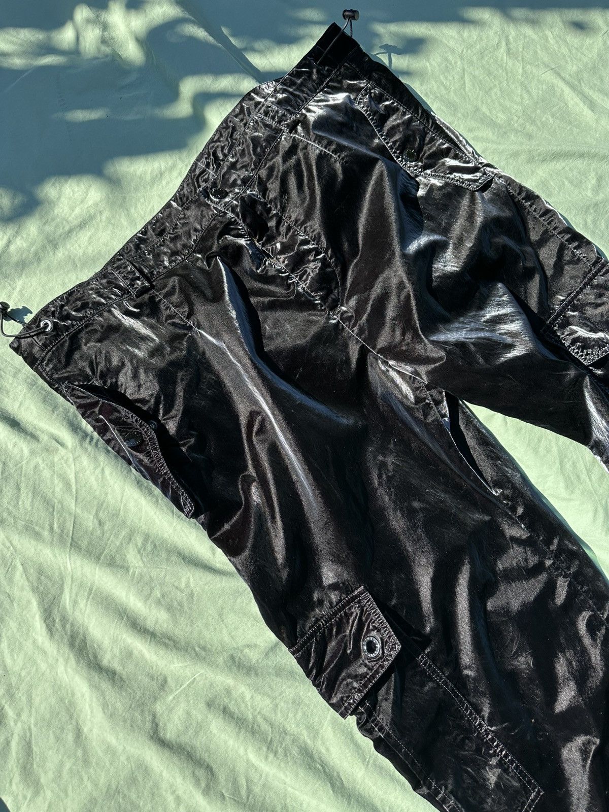 Dolce & Gabbana Dolce & Gabbana cargo pants iridescent black sz54 Size US 38 / EU 54 - 3 Thumbnail
