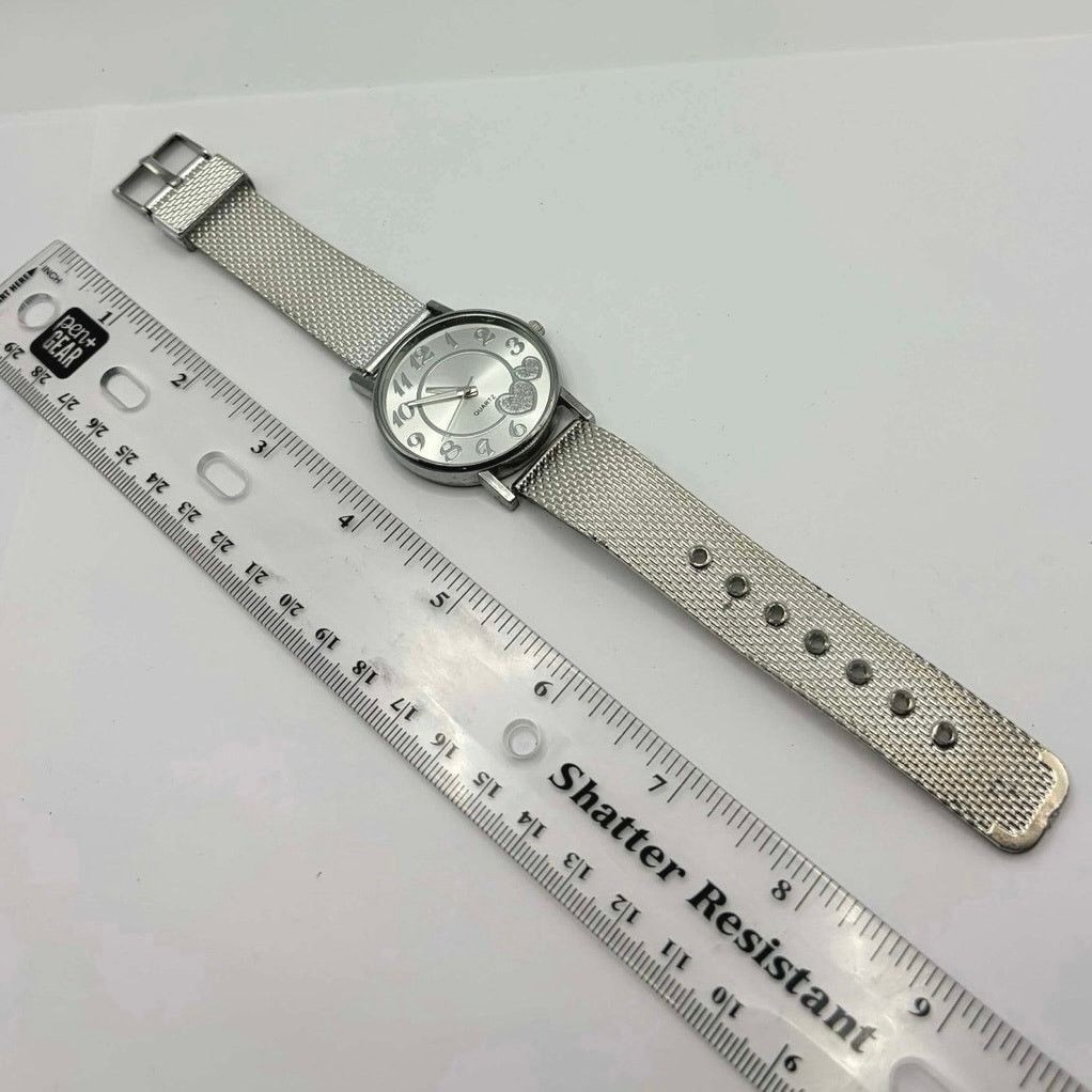 Other Silver Heart Men’s Watch Size ONE SIZE - 4 Thumbnail