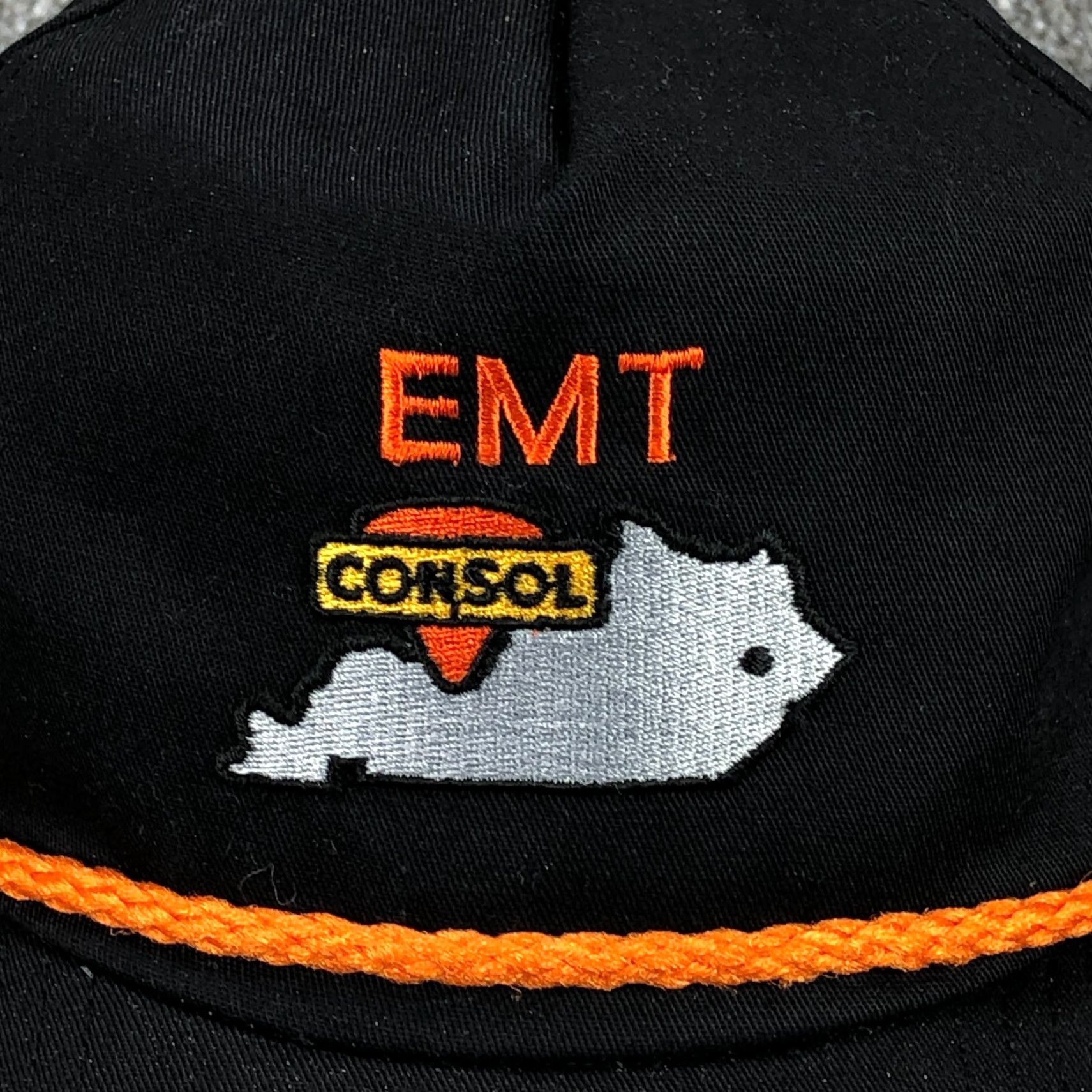 Coal VINTAGE Coal Trucker Hat Cap Snap Back Black USA Virginia Coal Mining Rope 90s Hat Mens Adjustable Twill Classic 80s 90s USA Advertising Size ONE SIZE - 3 Thumbnail