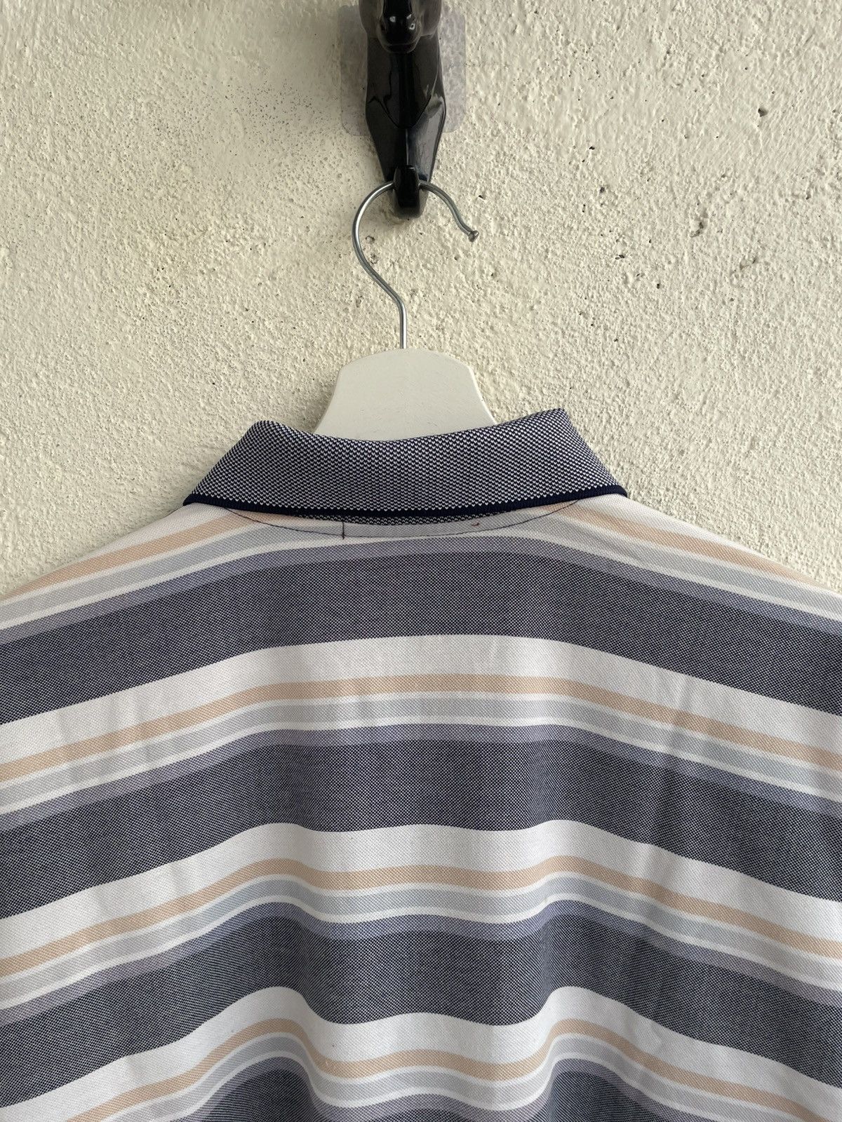 Burberry 2000s Missoni Long Polo Shirt Stripped Y2K Ysl Burberry y’s Size US L / EU 52-54 / 3 - 8 Thumbnail