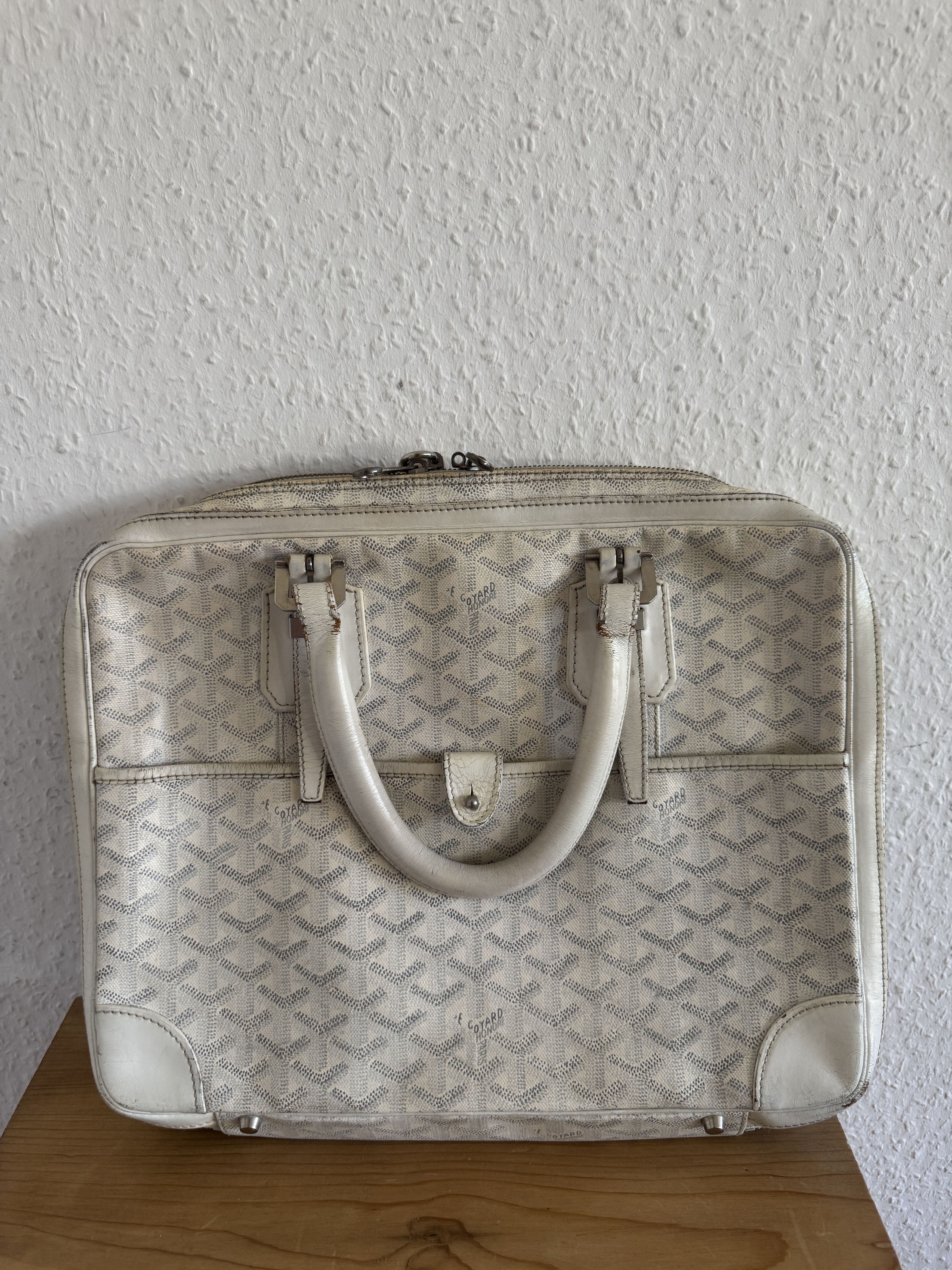 Goyard Ambassade PM Business Bag – White Size ONE SIZE - 1 Thumbnail