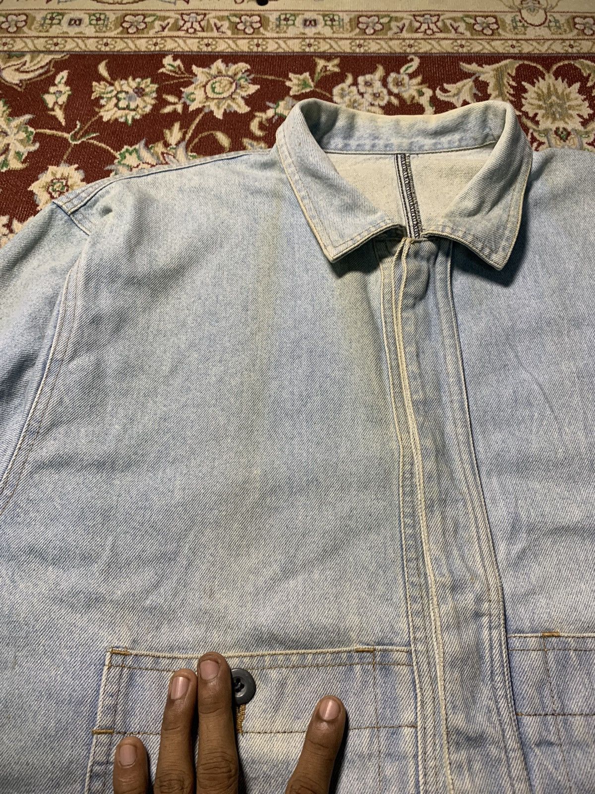 Marithe + Francois Girbaud 80s MARITHE FRANCOIS GIRBAUD DENIM JACKET BUCKLE SIDE Size US XL / EU 56 / 4 - 5 Thumbnail