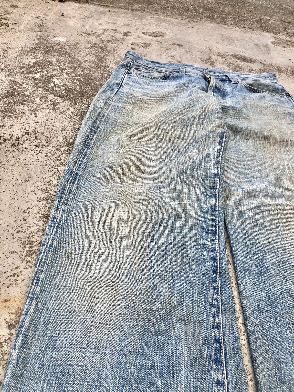 OMNIGOD WIDE LEG BAGGY VINTAGE OMNIGOD SELVEDGE DENIM Size US 31 - 4 Thumbnail